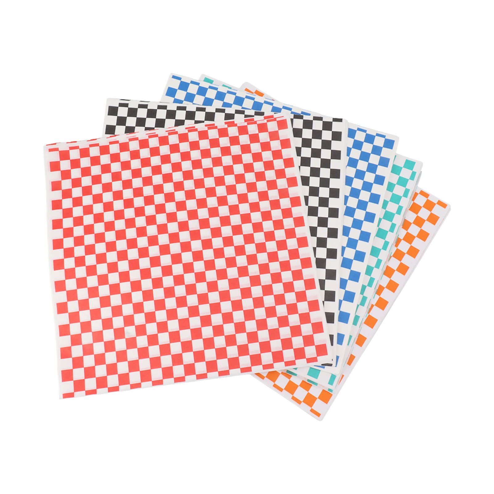 240 Sheets Checkered Dry Waxed Deli Paper Sheets Grease Resistant Food Basket view 10