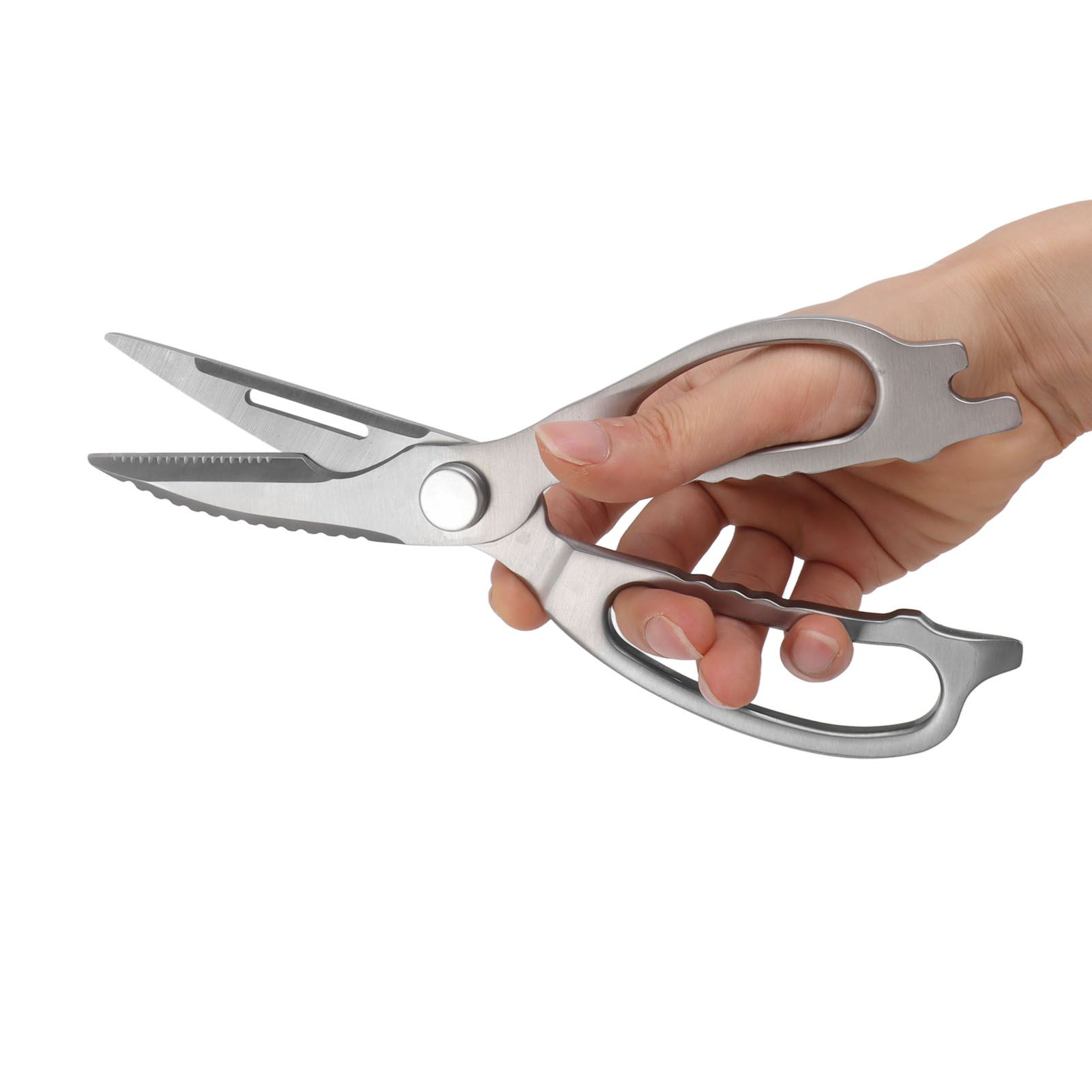 Stainless Steel Kitchen Scissors with Magnetic Scissors Sleeves Detachable view 10