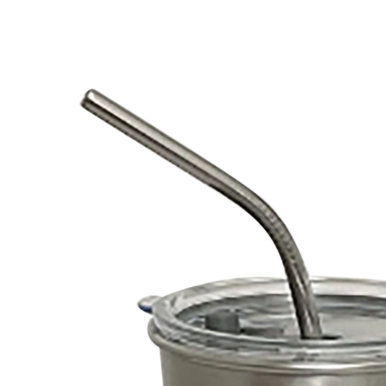Stainless Steel Cold Tumbler 500ml with Metal Straws Lid Iced Coffee Travel view 9