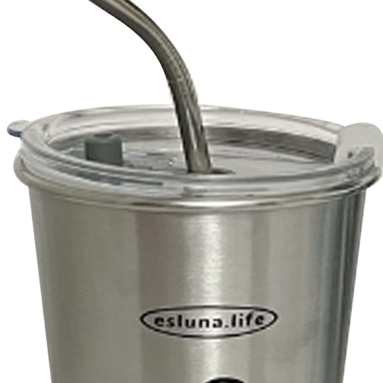 Stainless Steel Cold Tumbler 500ml with Metal Straws Lid Iced Coffee Travel view 7