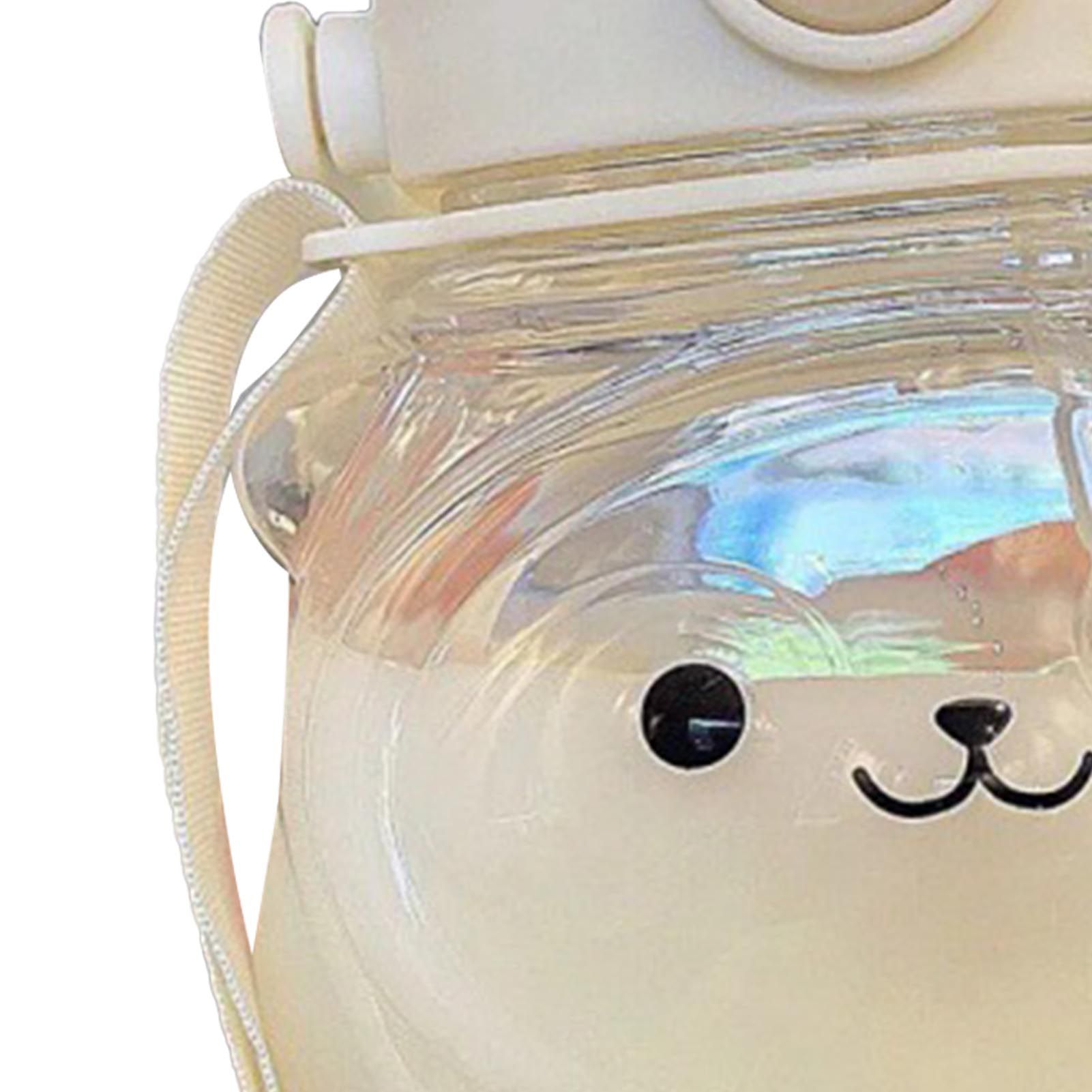 Large Water Bottle 1000ml Cartoon Bear Shape Portable Drinking Bottle with view 8