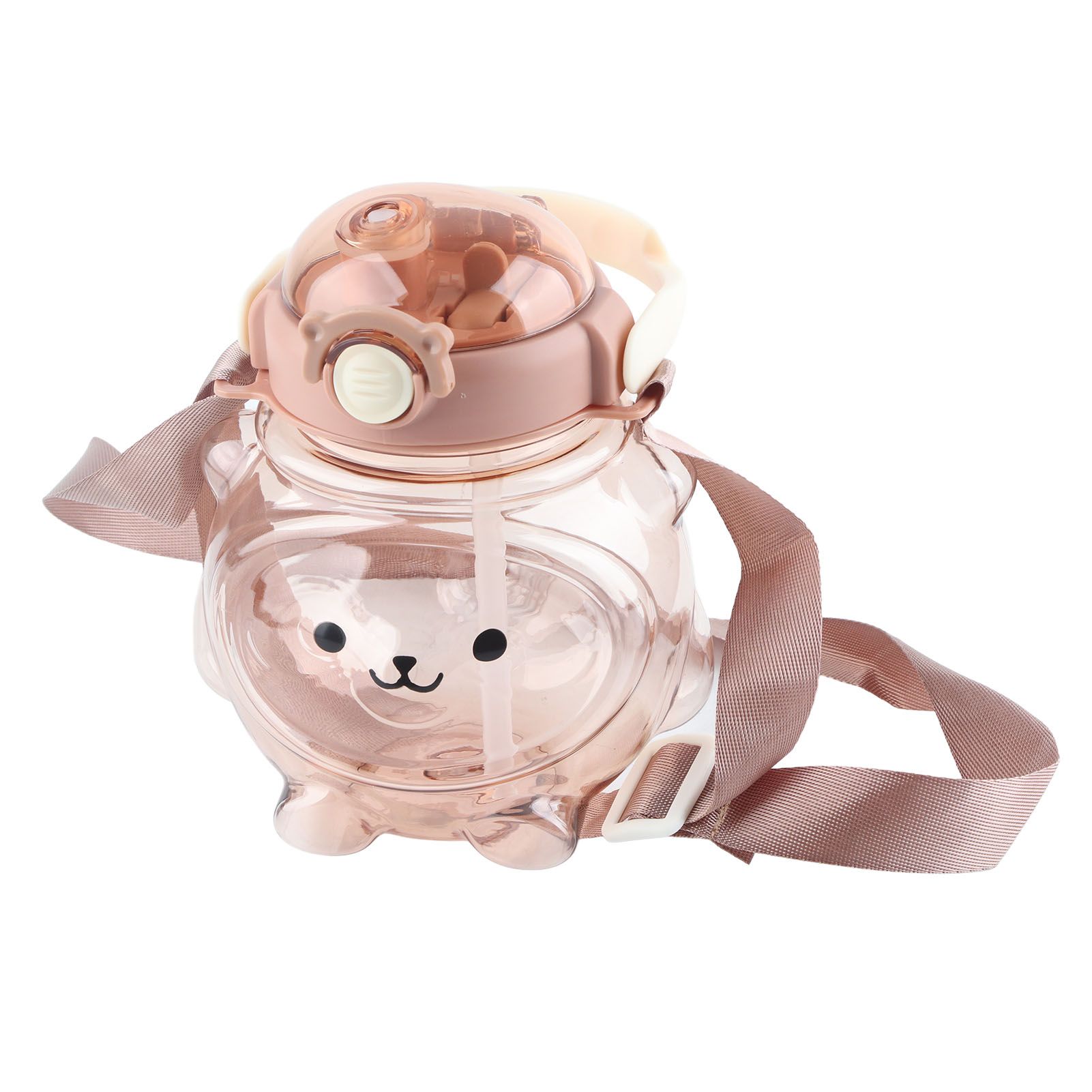 Large Water Bottle 1000ml Cartoon Bear Shape Portable Drinking Bottle with view 5