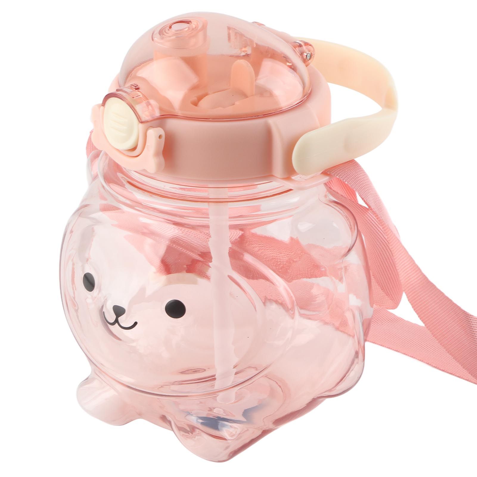 Large Water Bottle 1000ml Cartoon Bear Shape Portable Drinking Bottle with view 3