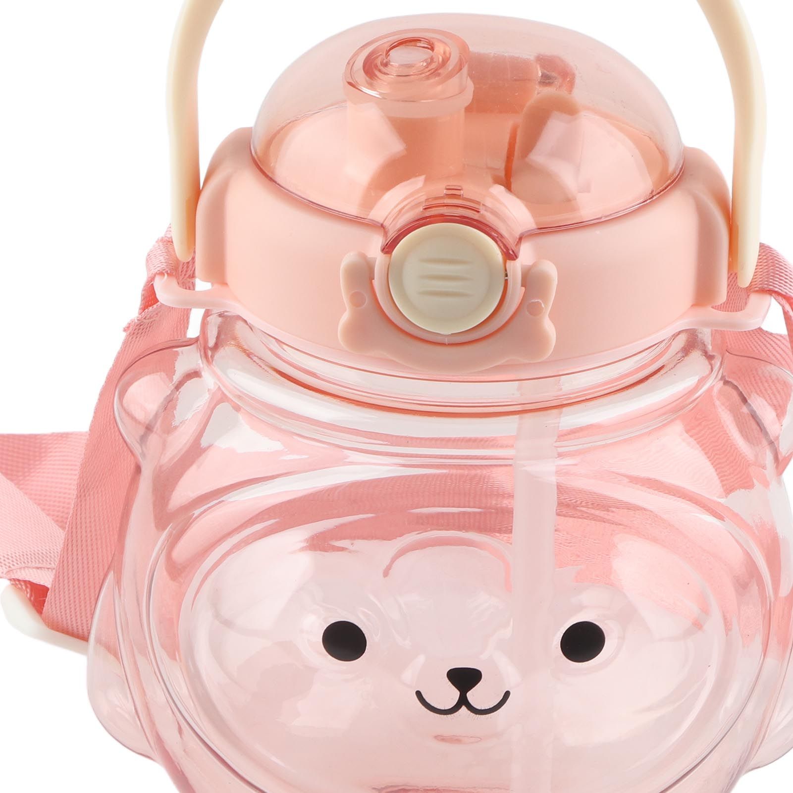 Large Water Bottle 1000ml Cartoon Bear Shape Portable Drinking Bottle with view 7