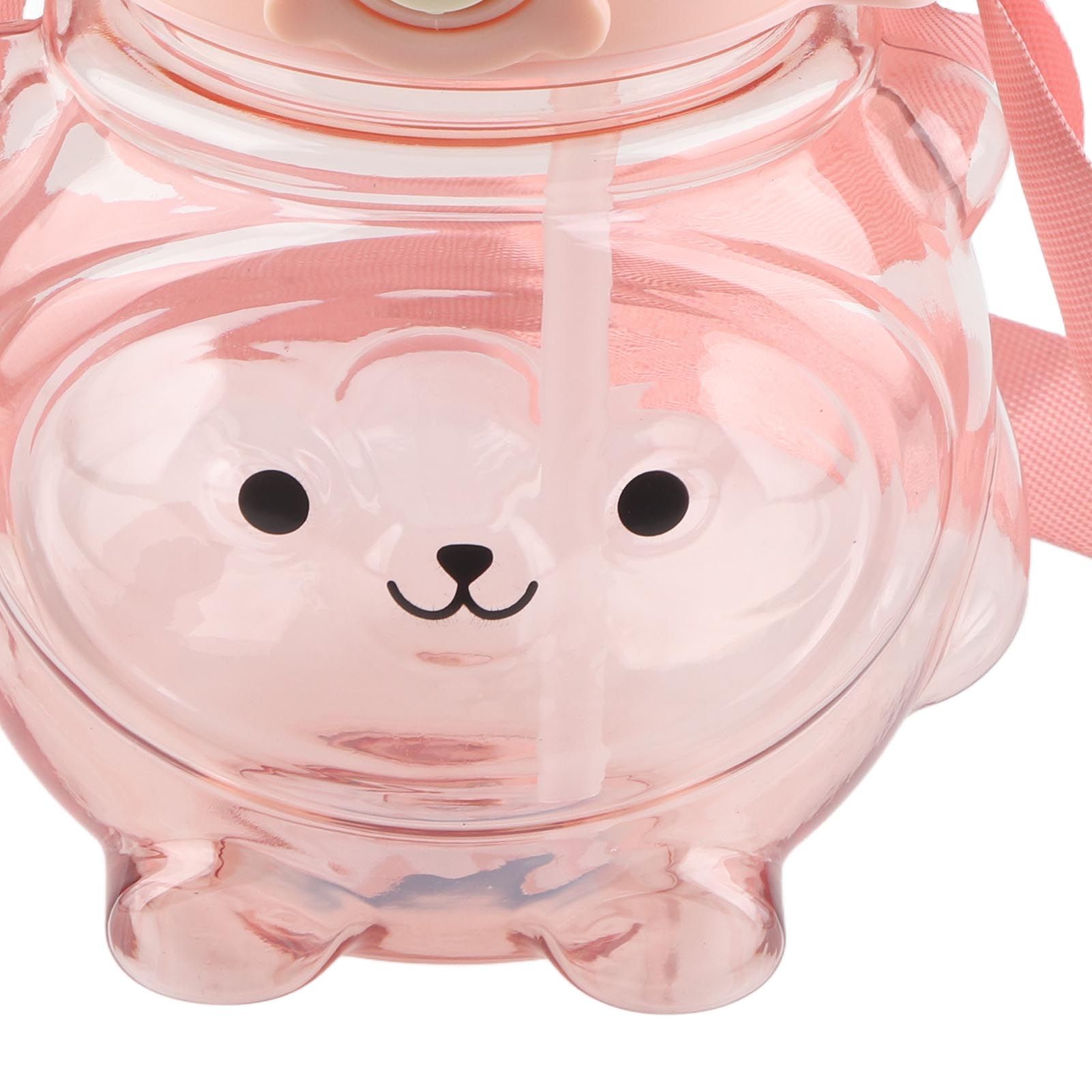Large Water Bottle 1000ml Cartoon Bear Shape Portable Drinking Bottle with view 9