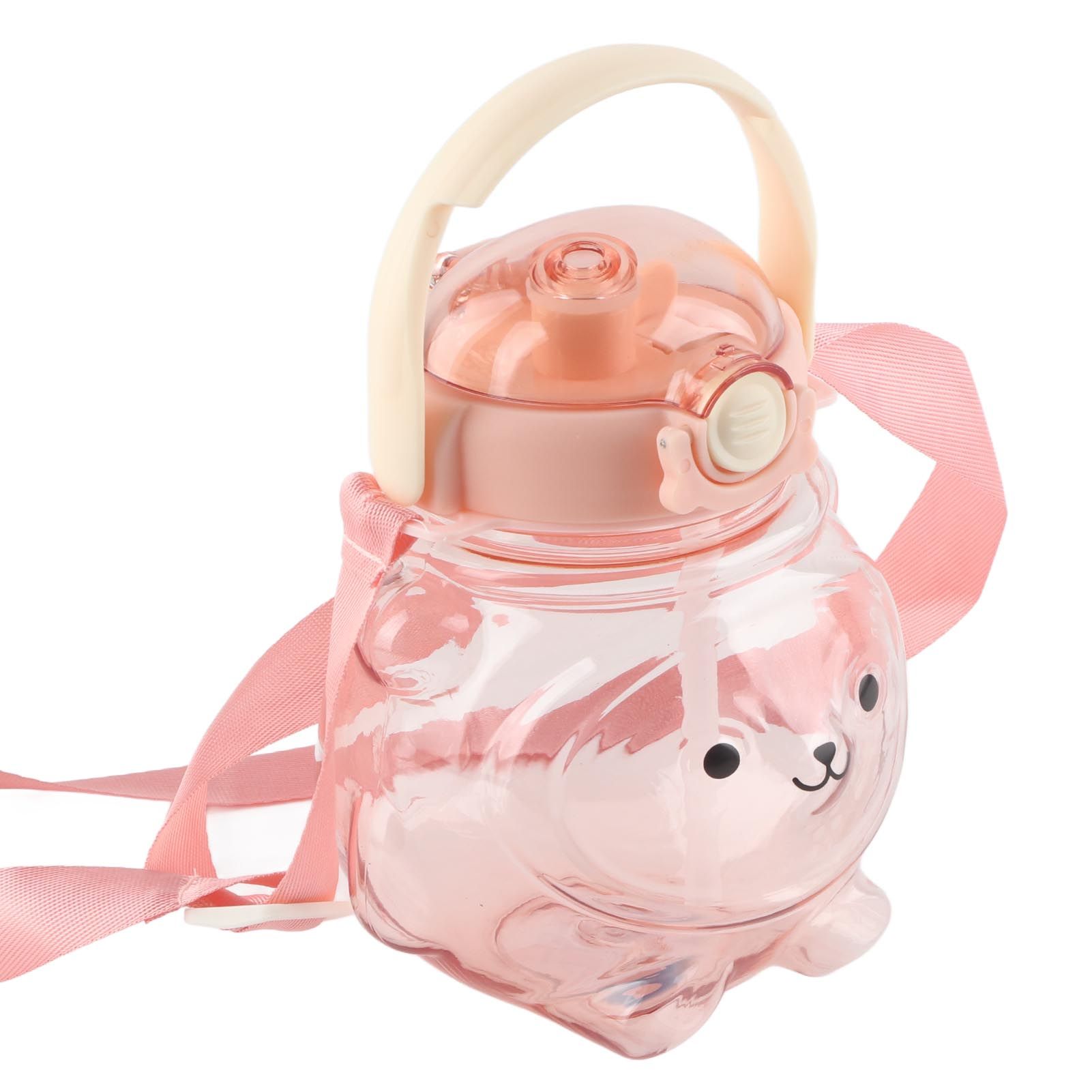 Large Water Bottle 1000ml Cartoon Bear Shape Portable Drinking Bottle with view 12