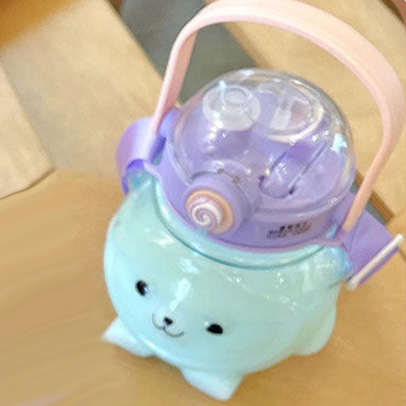 Large Water Bottle 1000ml Cartoon Bear Shape Portable Drinking Bottle with view 6