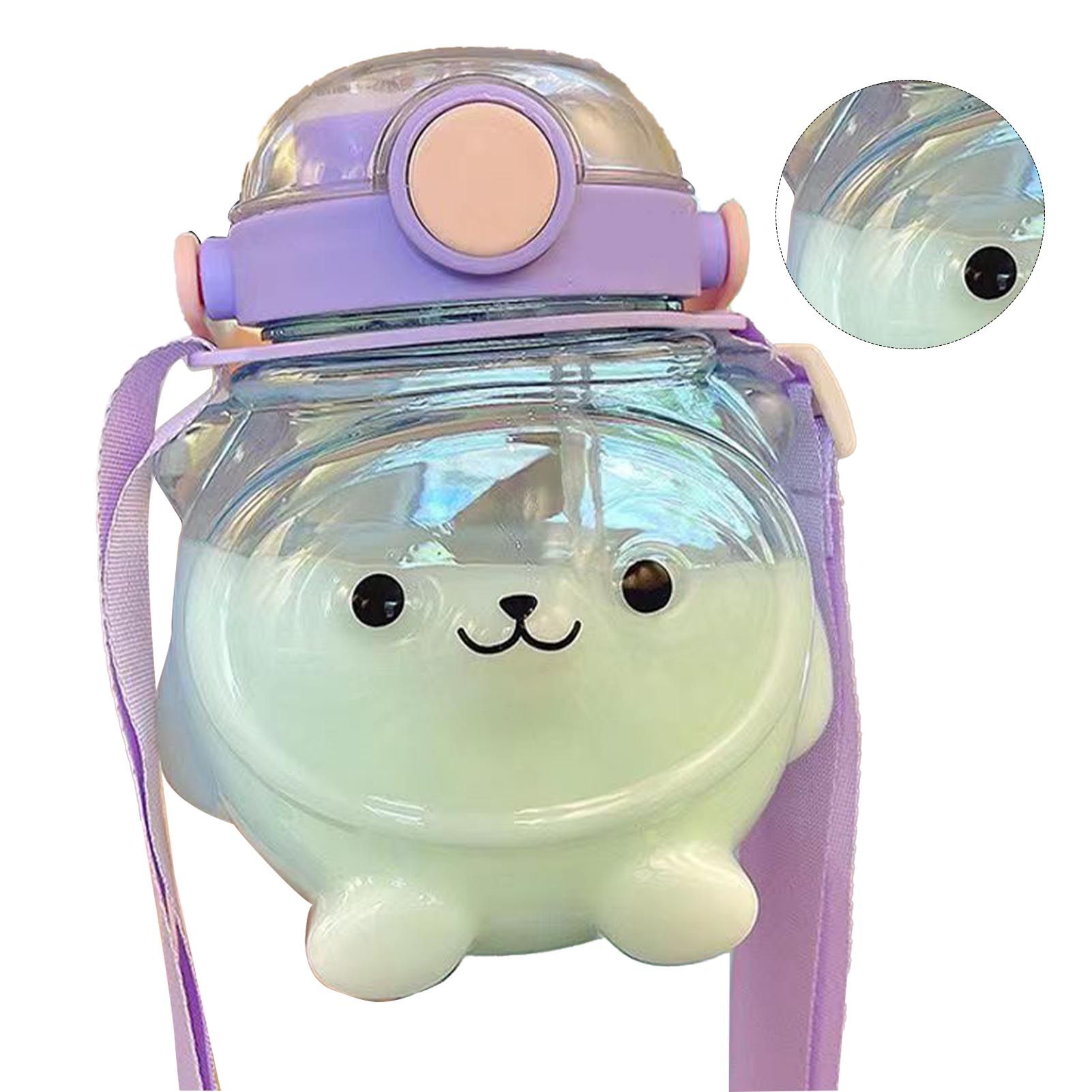 Large Water Bottle 1000ml Cartoon Bear Shape Portable Drinking Bottle with view 10