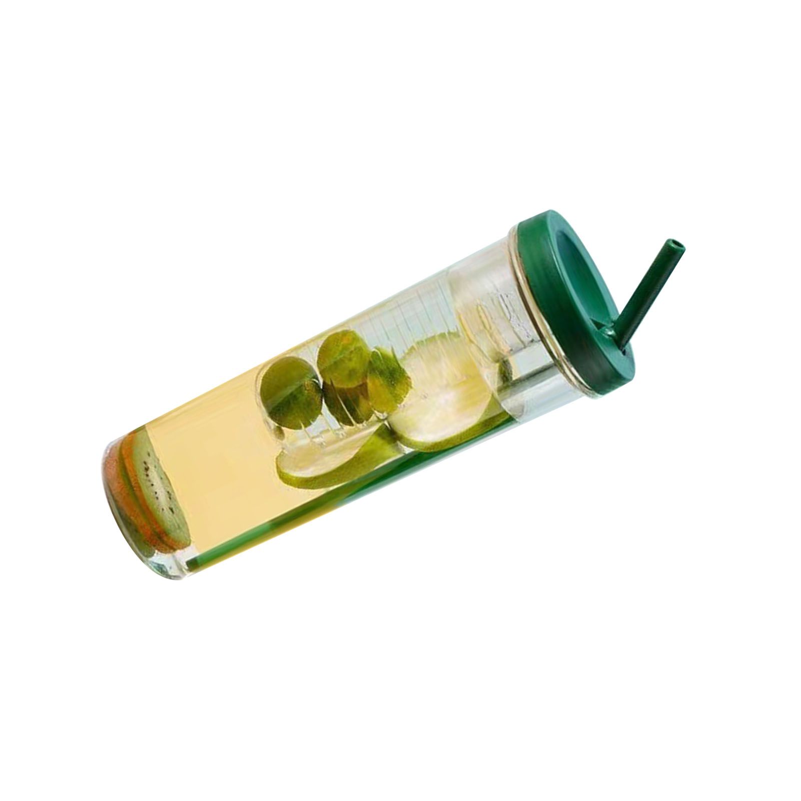 700ml Straw Cup Transparent Plastic Water Bottle with Straw Portable Juice Cup view 4