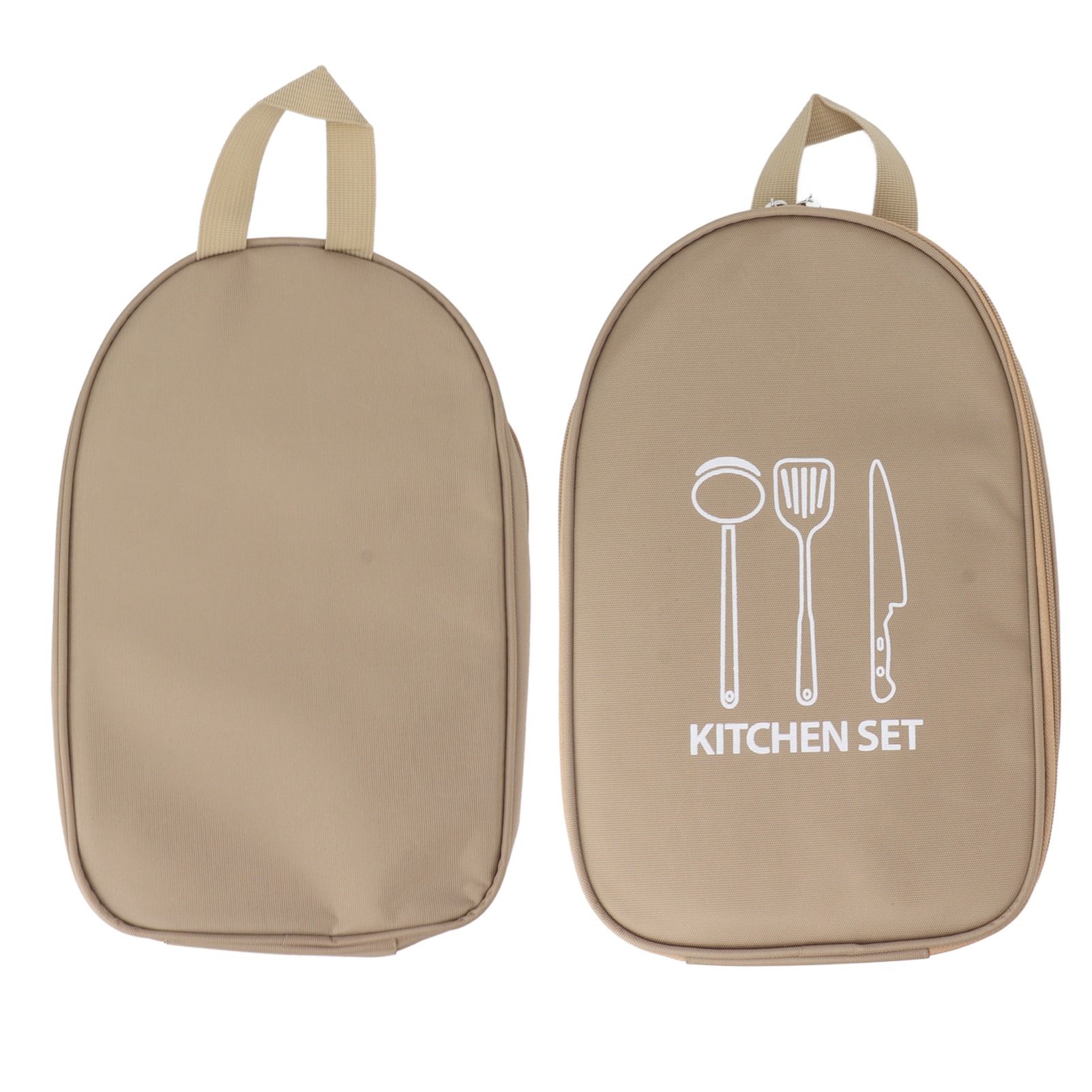 Camping Travel Cooking Utensils Bag Travel Cookware Pouch Bag with Handle for view 10