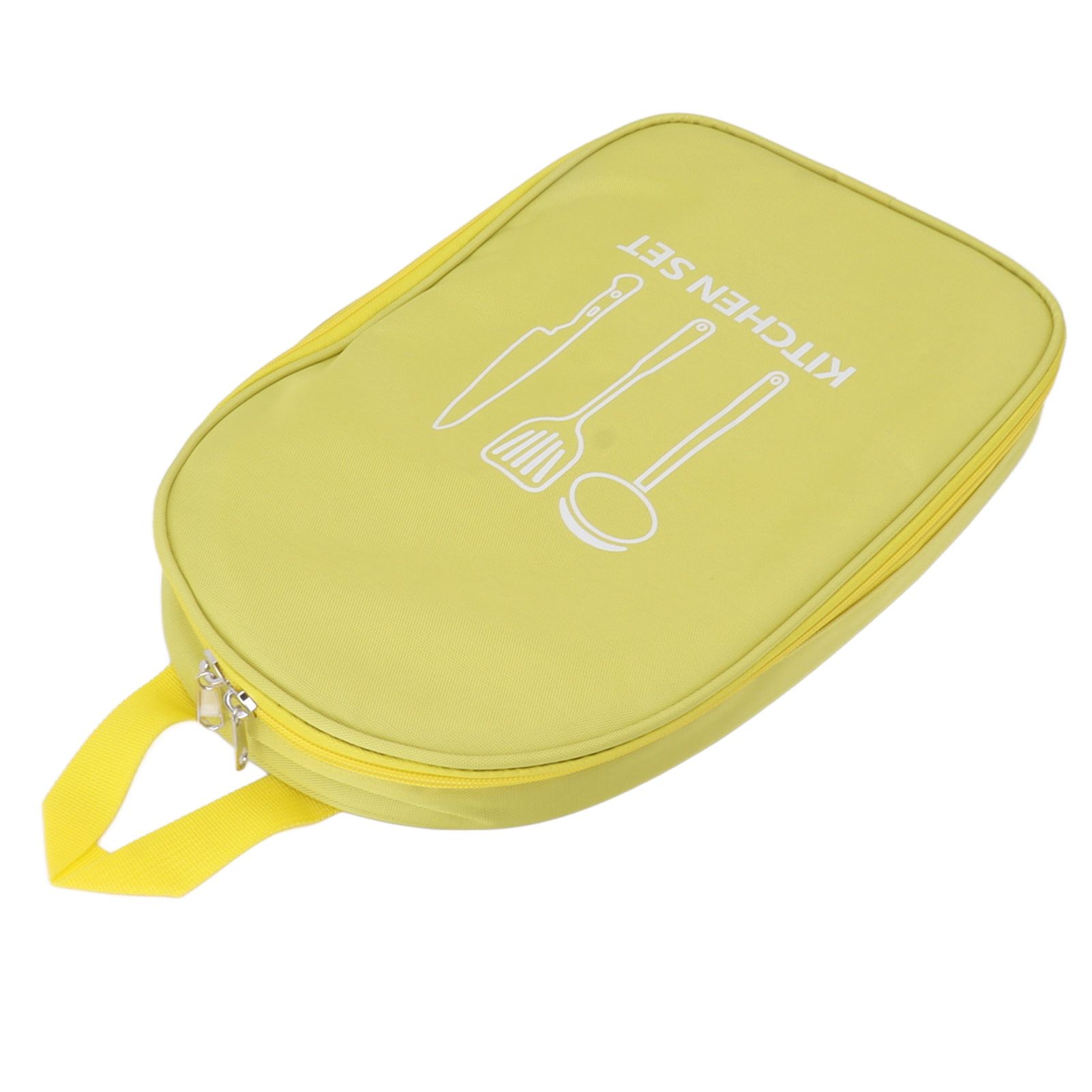 Camping Travel Cooking Utensils Bag Travel Cookware Pouch Bag with Handle for view 2