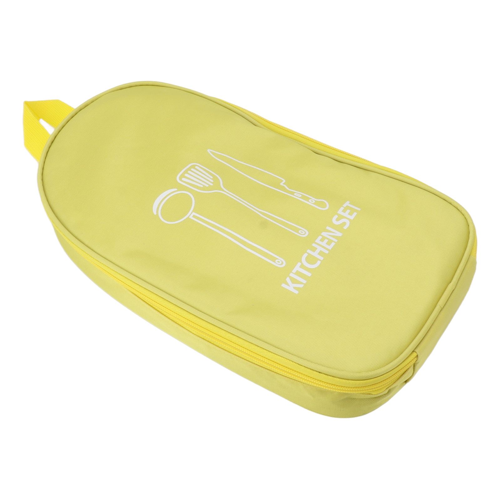 Camping Travel Cooking Utensils Bag Travel Cookware Pouch Bag with Handle for view 3