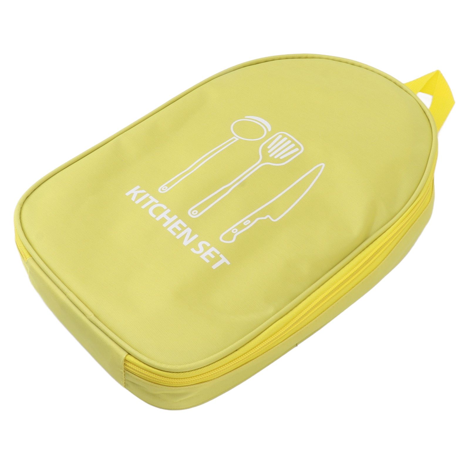 Camping Travel Cooking Utensils Bag Travel Cookware Pouch Bag with Handle for view 4