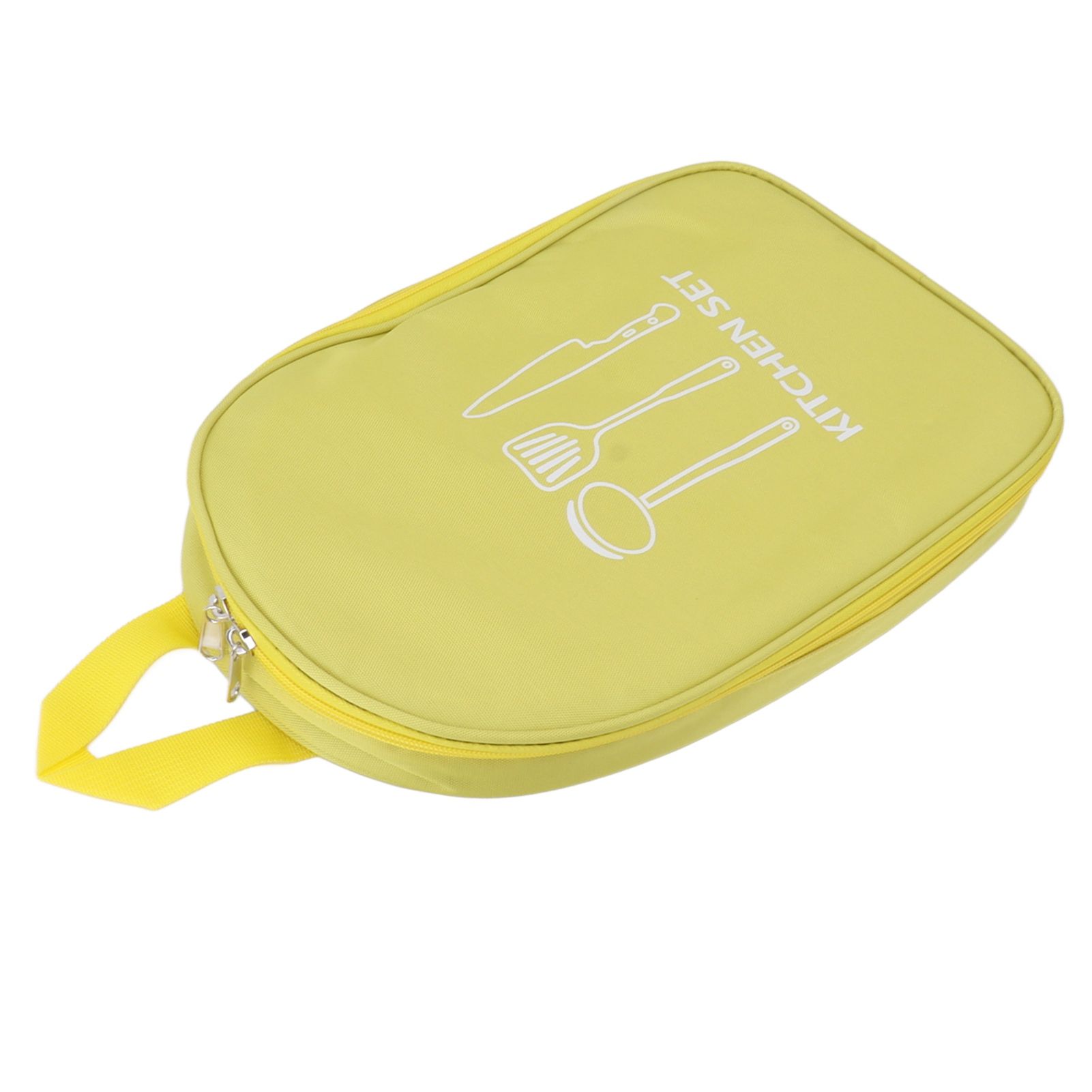 Camping Travel Cooking Utensils Bag Travel Cookware Pouch Bag with Handle for view 5