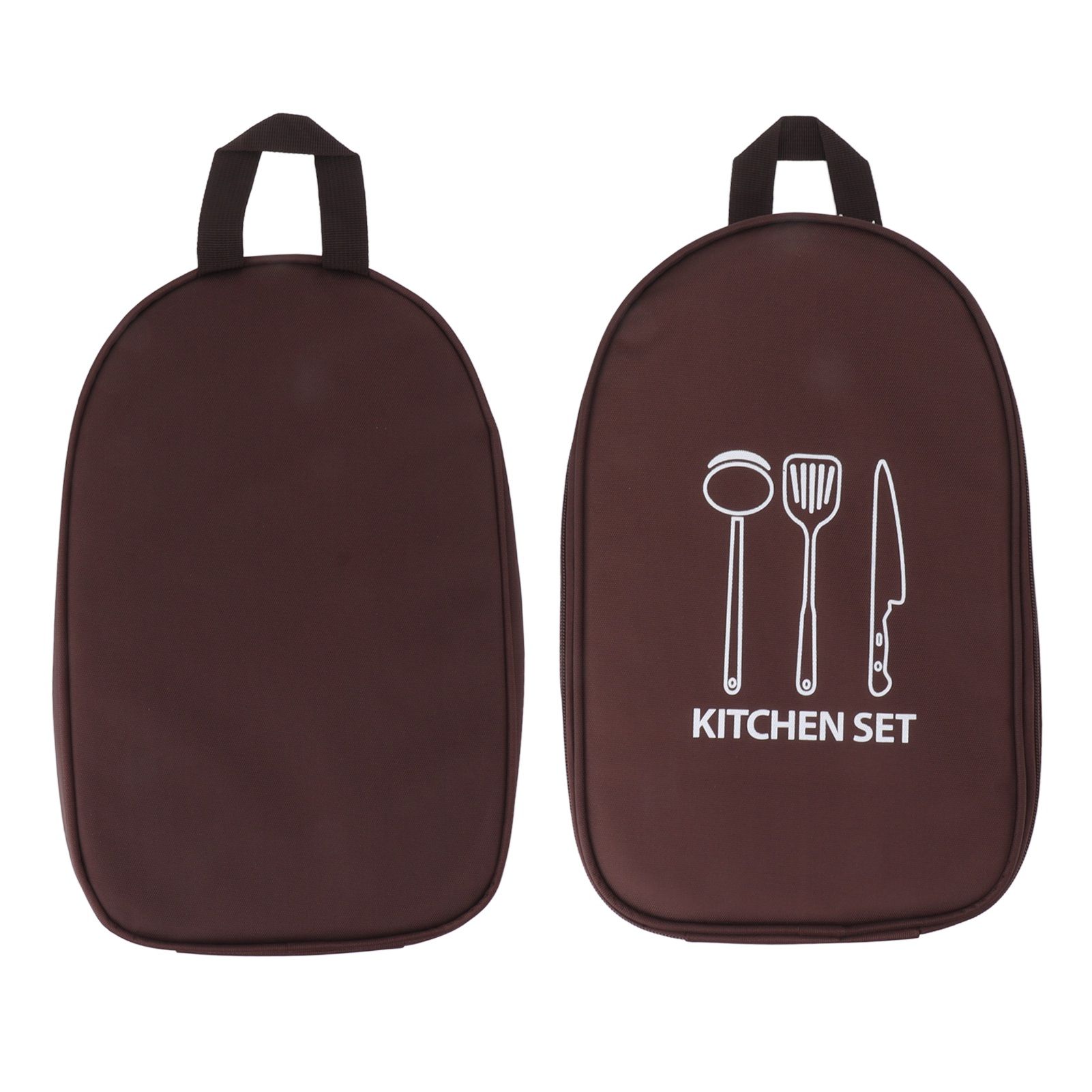 Camping Travel Cooking Utensils Bag Travel Cookware Pouch Bag with Handle for view 10