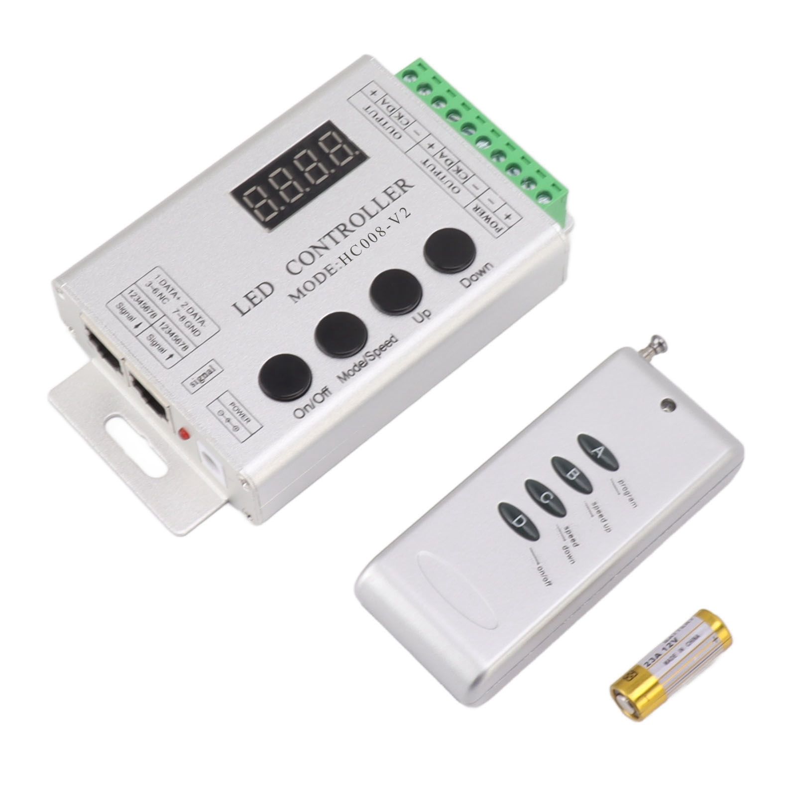 LED RGB Controller SPI Signal Light Strip Controller for 6803 1903 WS2811 view 2