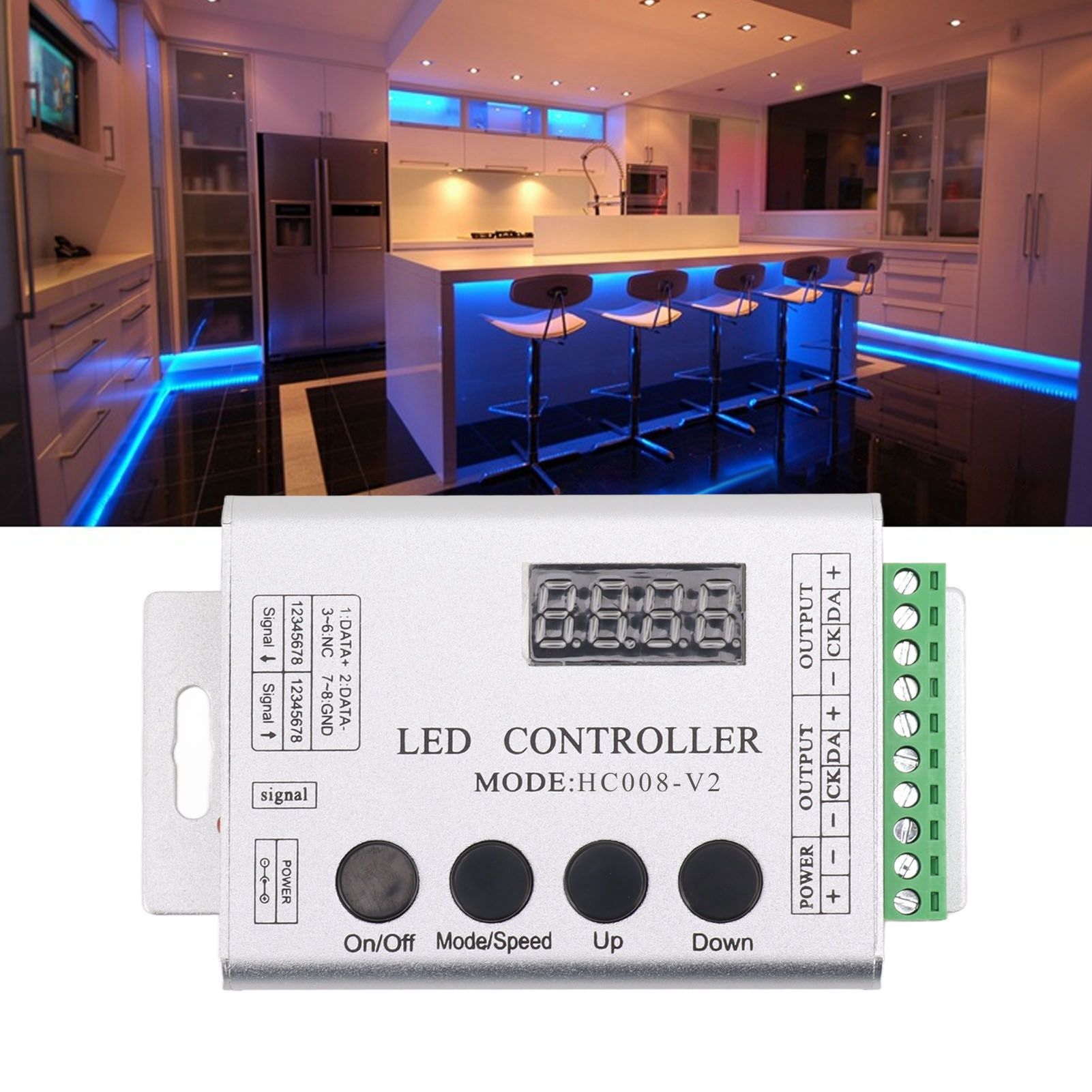 LED RGB Controller SPI Signal Light Strip Controller for 6803 1903 WS2811 view 12