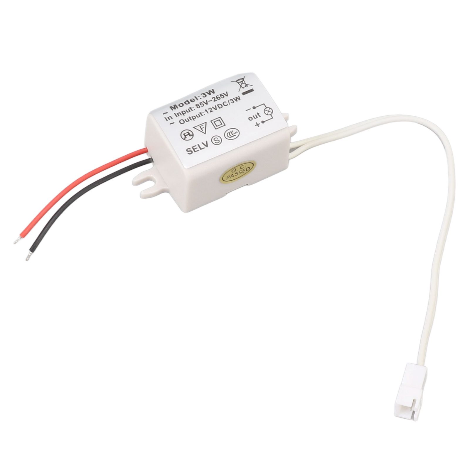 LED Drive Power Adapter DC12V 3W Compact Over Voltage Protection for LED Strip view 3