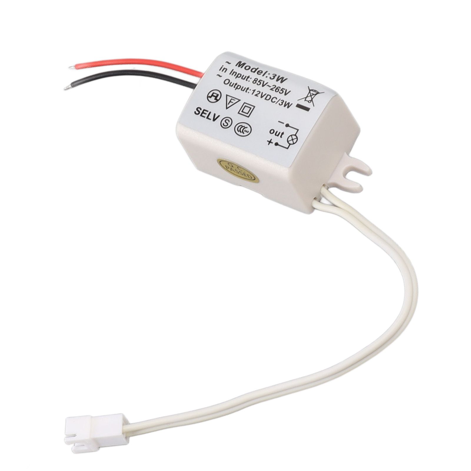 LED Drive Power Adapter DC12V 3W Compact Over Voltage Protection for LED Strip view 4