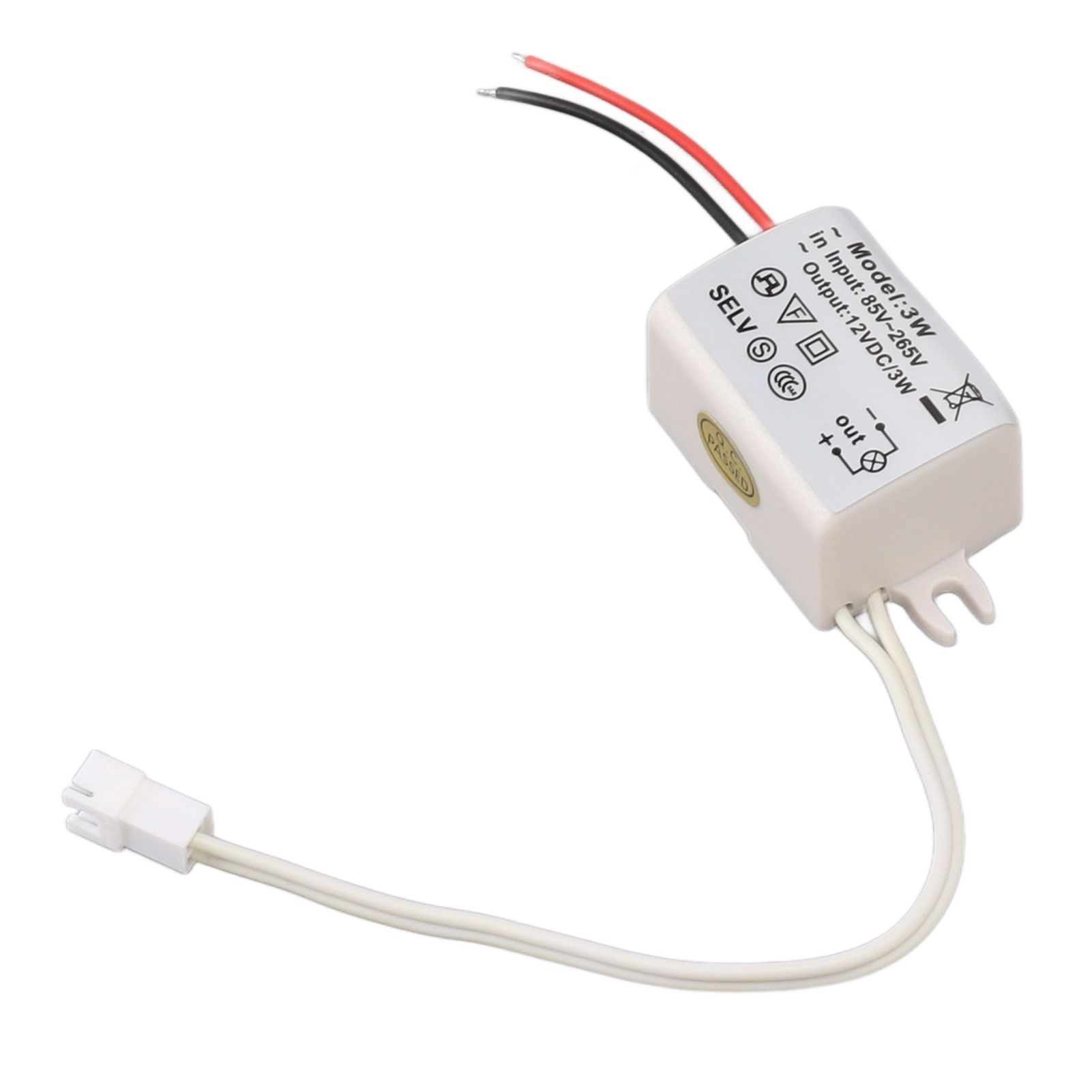 LED Drive Power Adapter DC12V 3W Compact Over Voltage Protection for LED Strip view 6