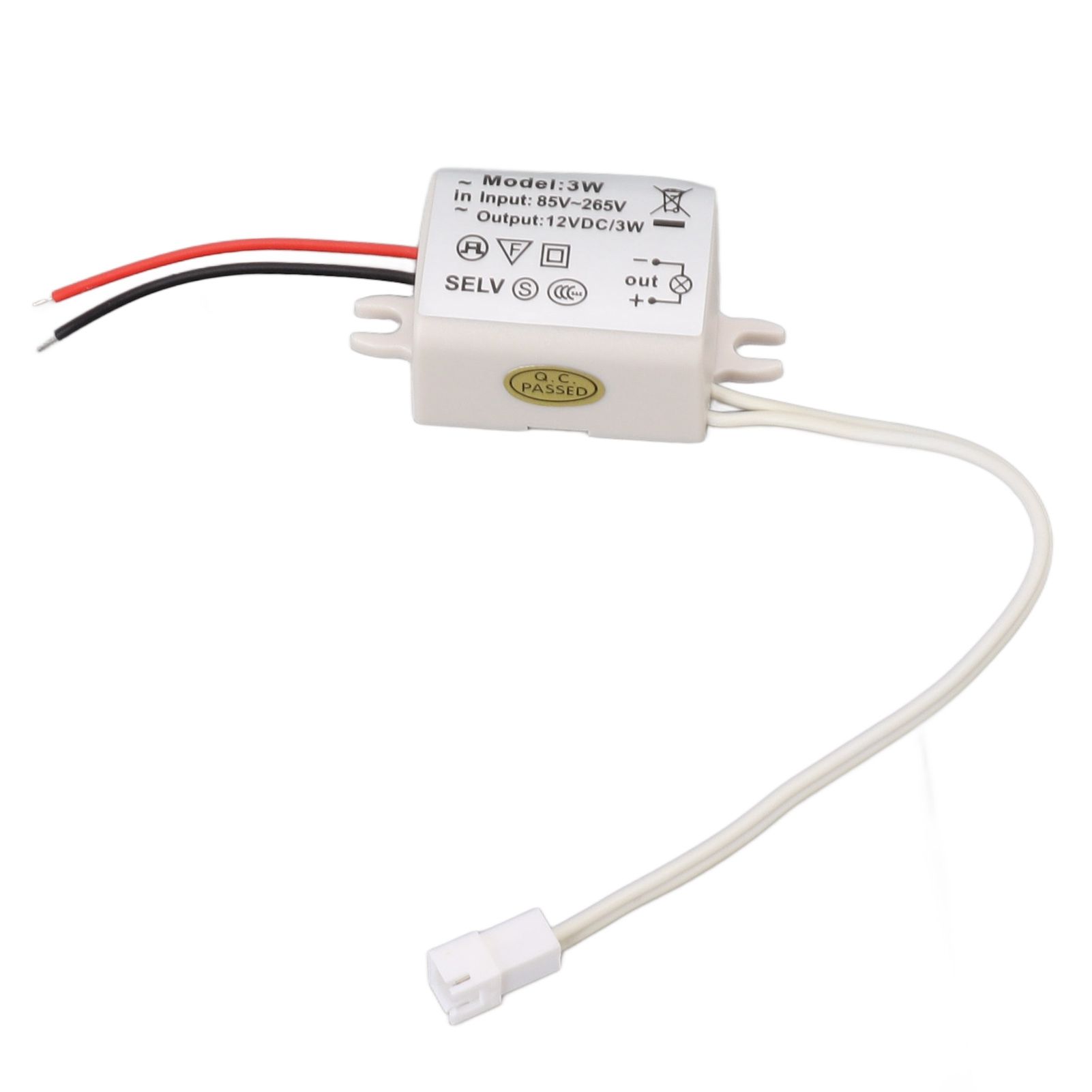LED Drive Power Adapter DC12V 3W Compact Over Voltage Protection for LED Strip view 9