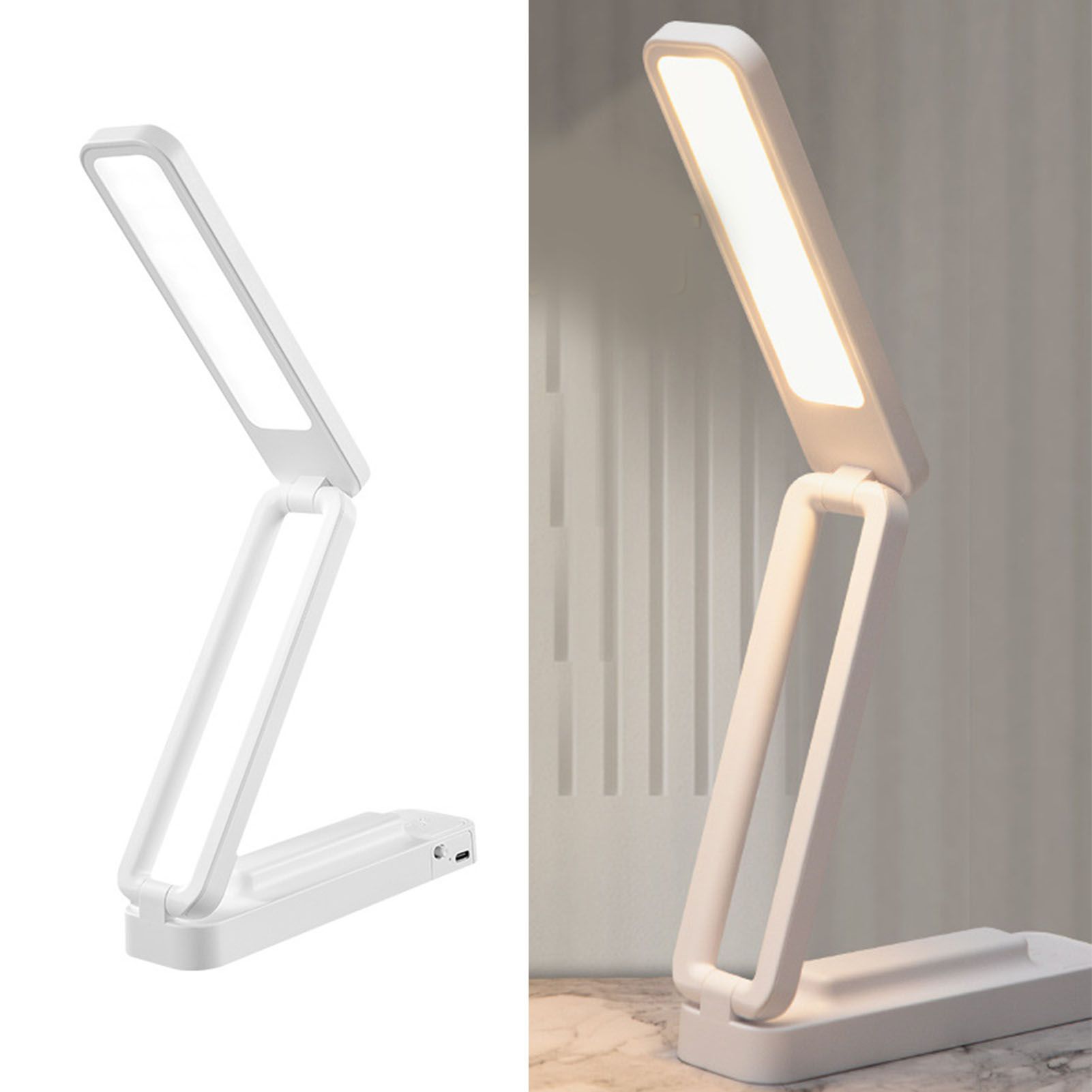 Desk Lamp Foldable Portable 3 Color Temperature Touch Dimming Function Remote view 5