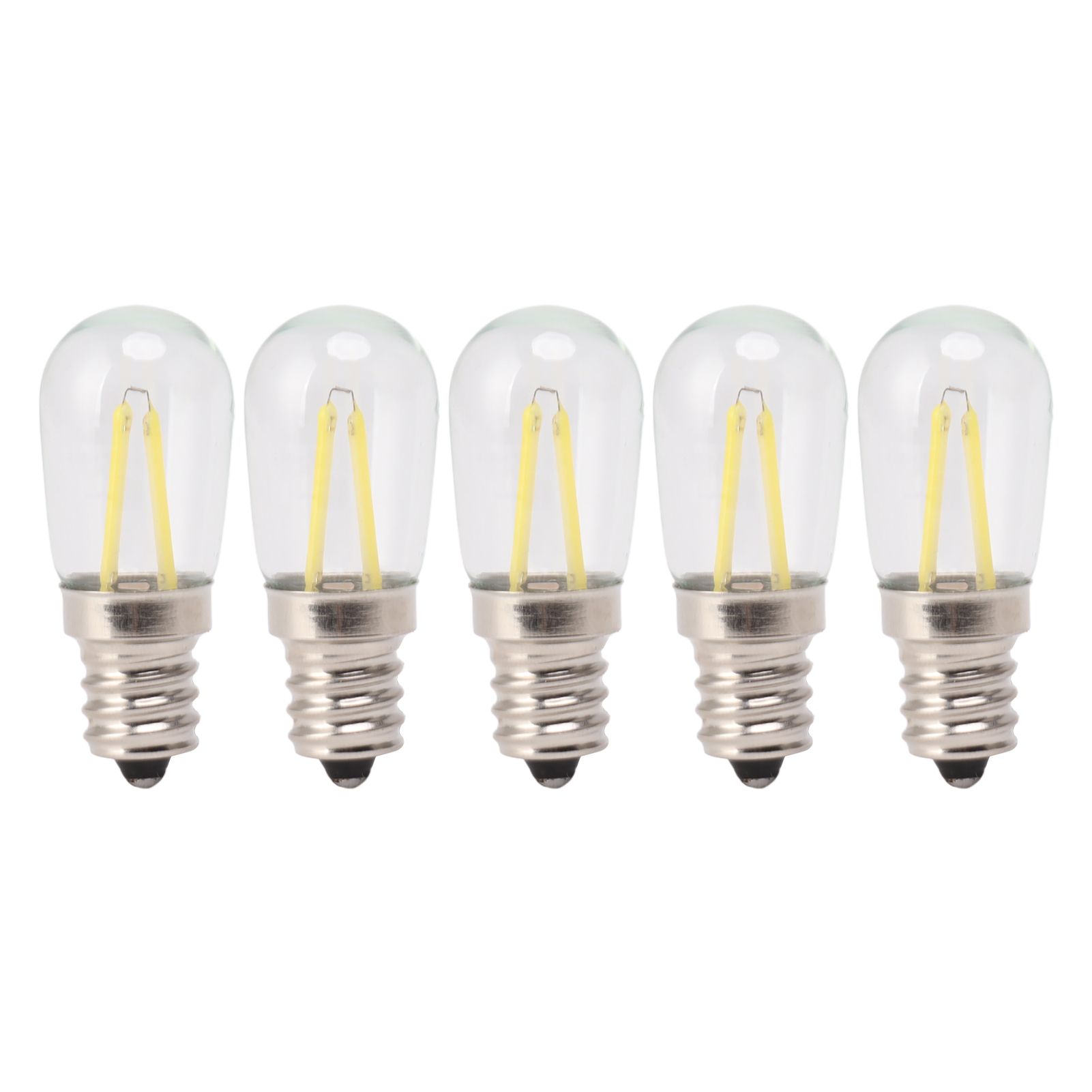 5Pcs Refrigerator Lamp Bulb Low Heat Low Power Consumption E12 LED Fridge