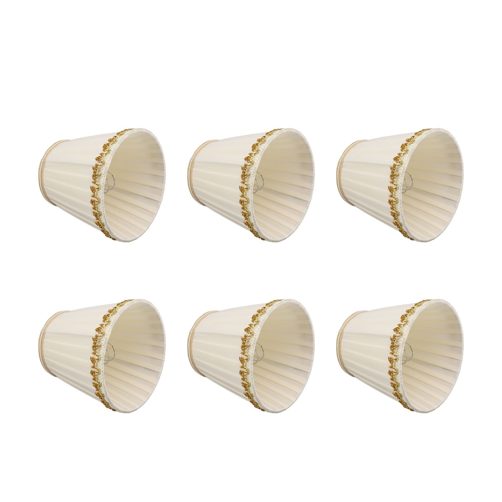 6Pcs Small Lamp Shades Safe Soft Easy Installation Modern Lightweight Table view 3