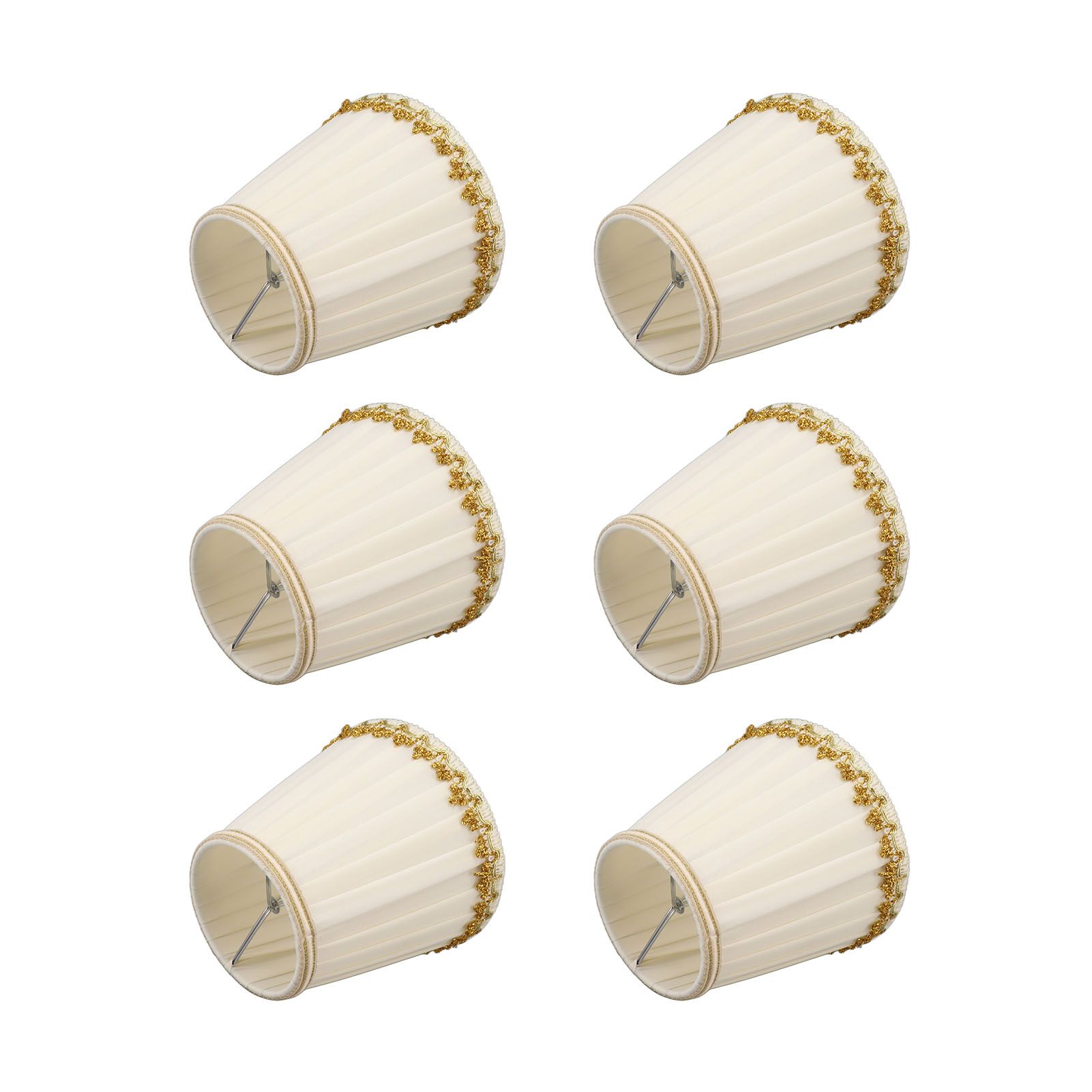 6Pcs Small Lamp Shades Safe Soft Easy Installation Modern Lightweight Table view 7