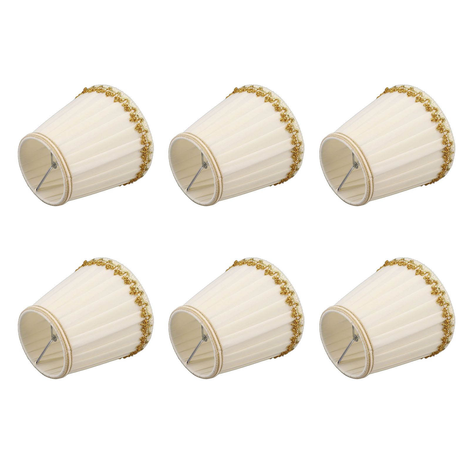 6Pcs Small Lamp Shades Safe Soft Easy Installation Modern Lightweight Table view 8
