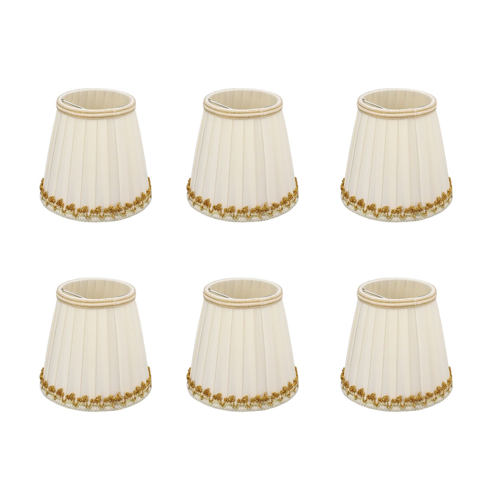 6Pcs Small Lamp Shades Safe Soft Easy Installation Modern Lightweight Table view 10