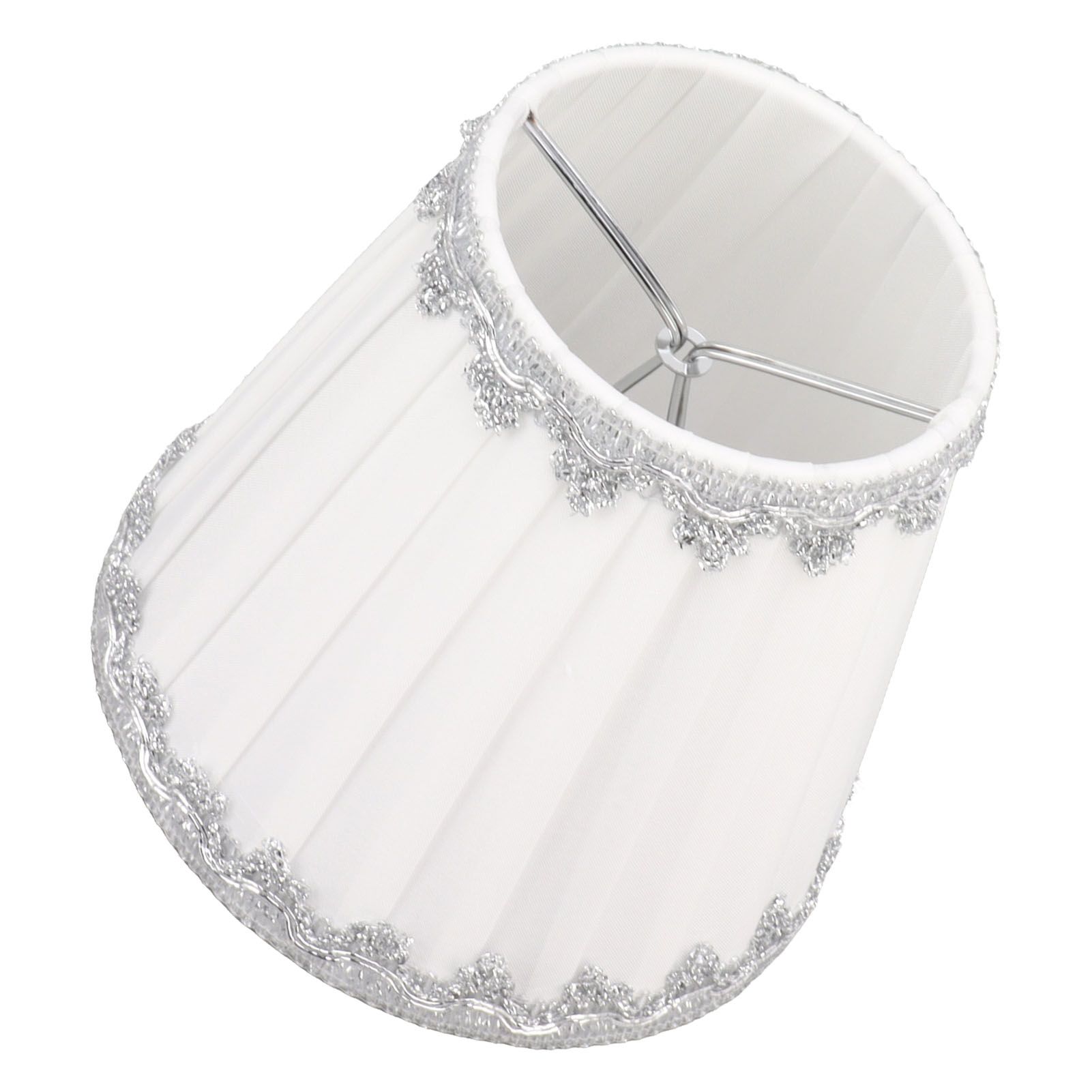 6Pcs Cloth Lampshade Modern Simple Candle Chandelier Light Shade Table view 7