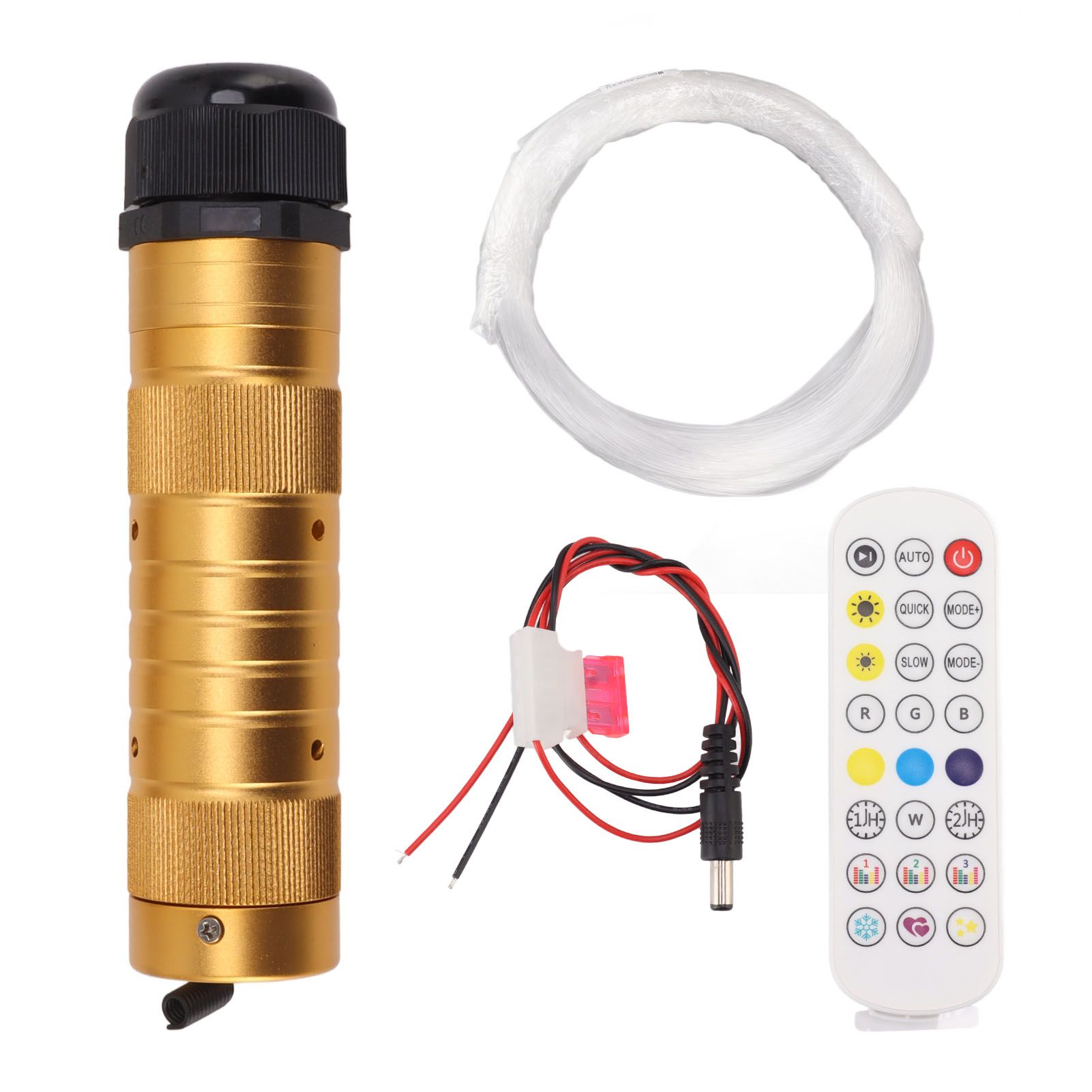 7W Fiber Optic Lights Kit Shooting Star Light Bluetooth LED RGBW Star Ceiling — image 1