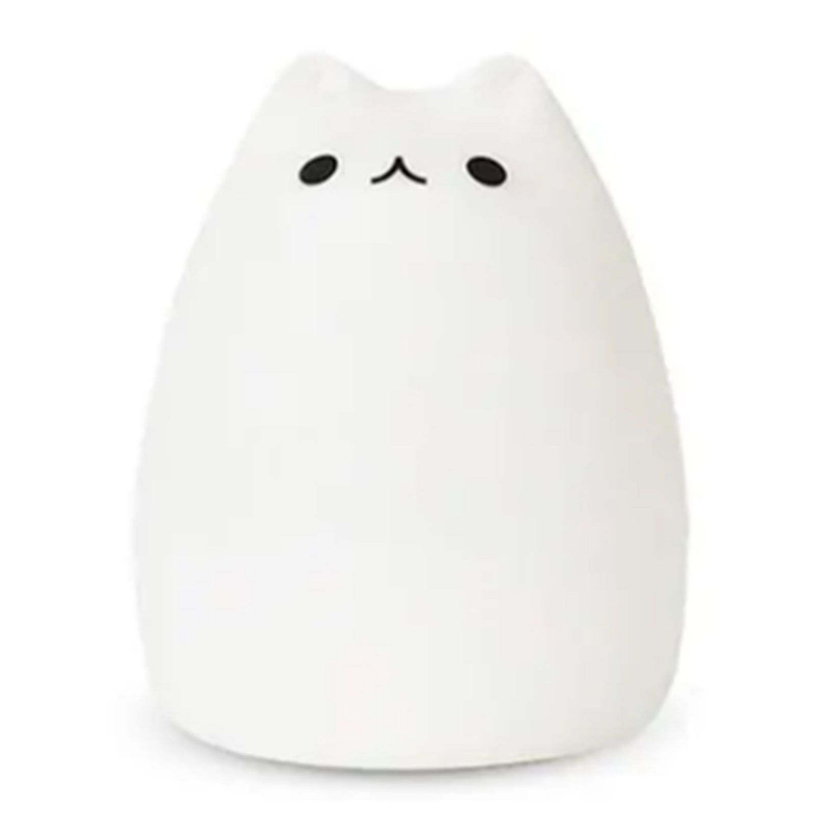 Cute Cat Night Light for Kids 7 Color LED Tap Nursery Night Light USB
