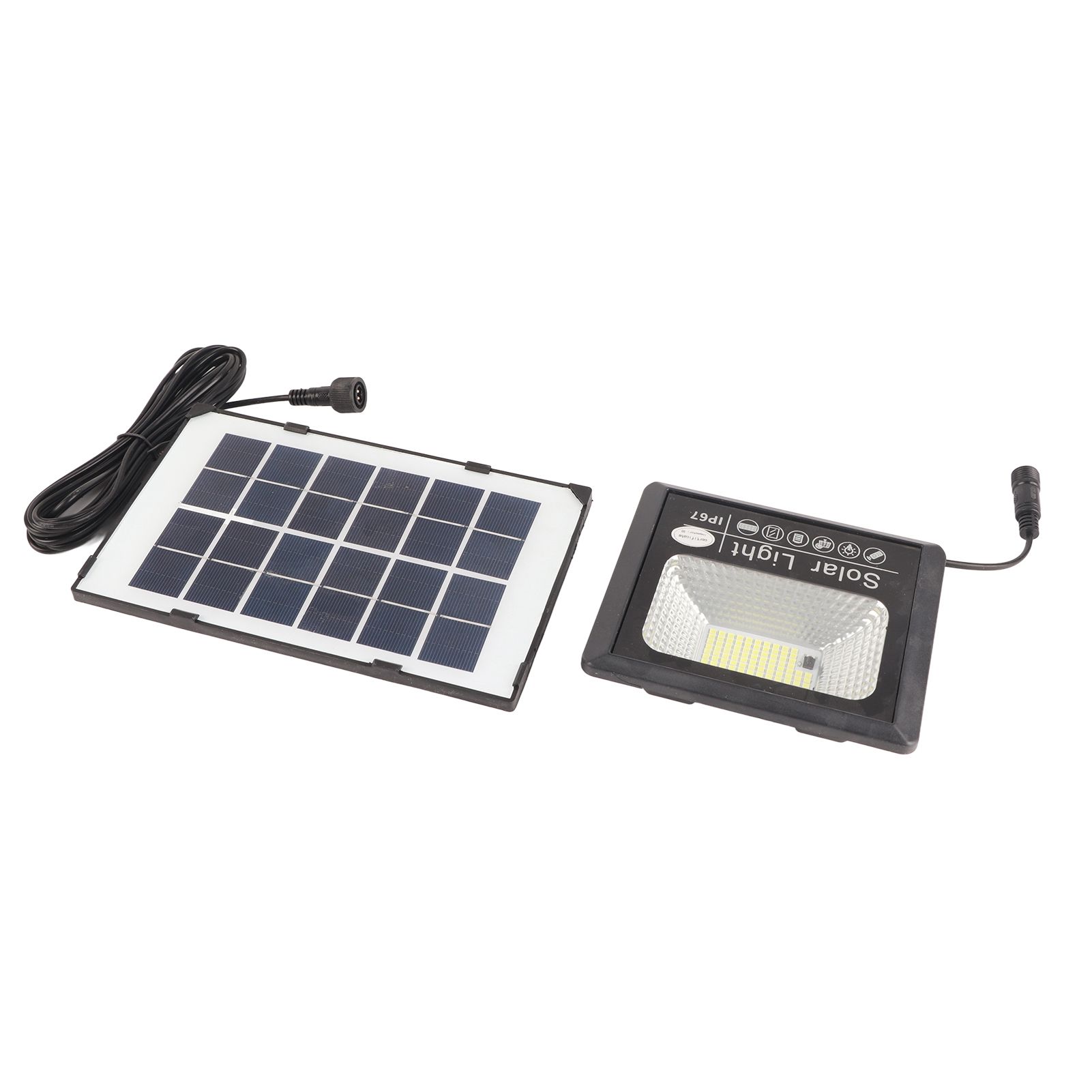 30W 100LED Solar Street Lamp Remote Control Light Control Timing Floodlight view 2