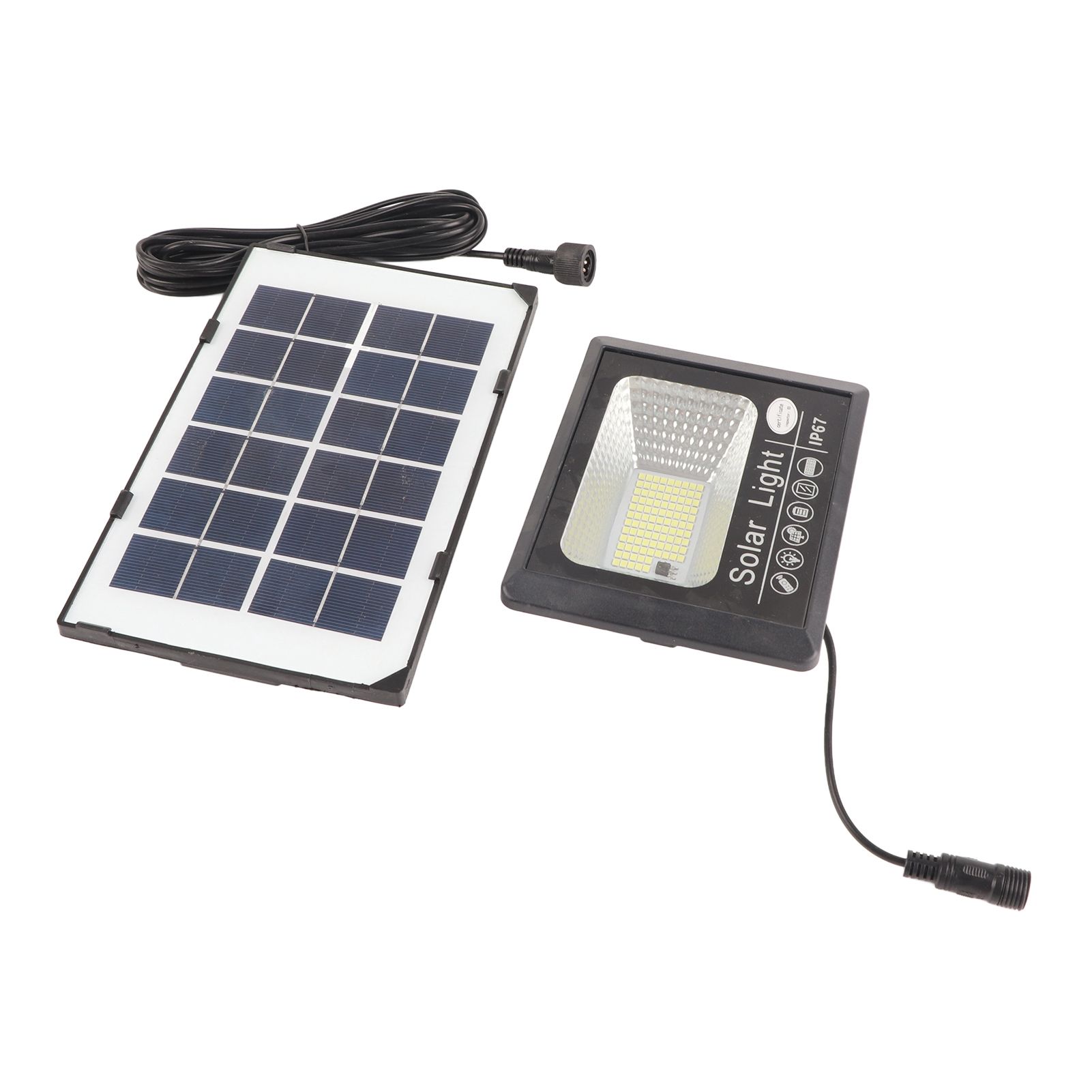 30W 100LED Solar Street Lamp Remote Control Light Control Timing Floodlight view 3