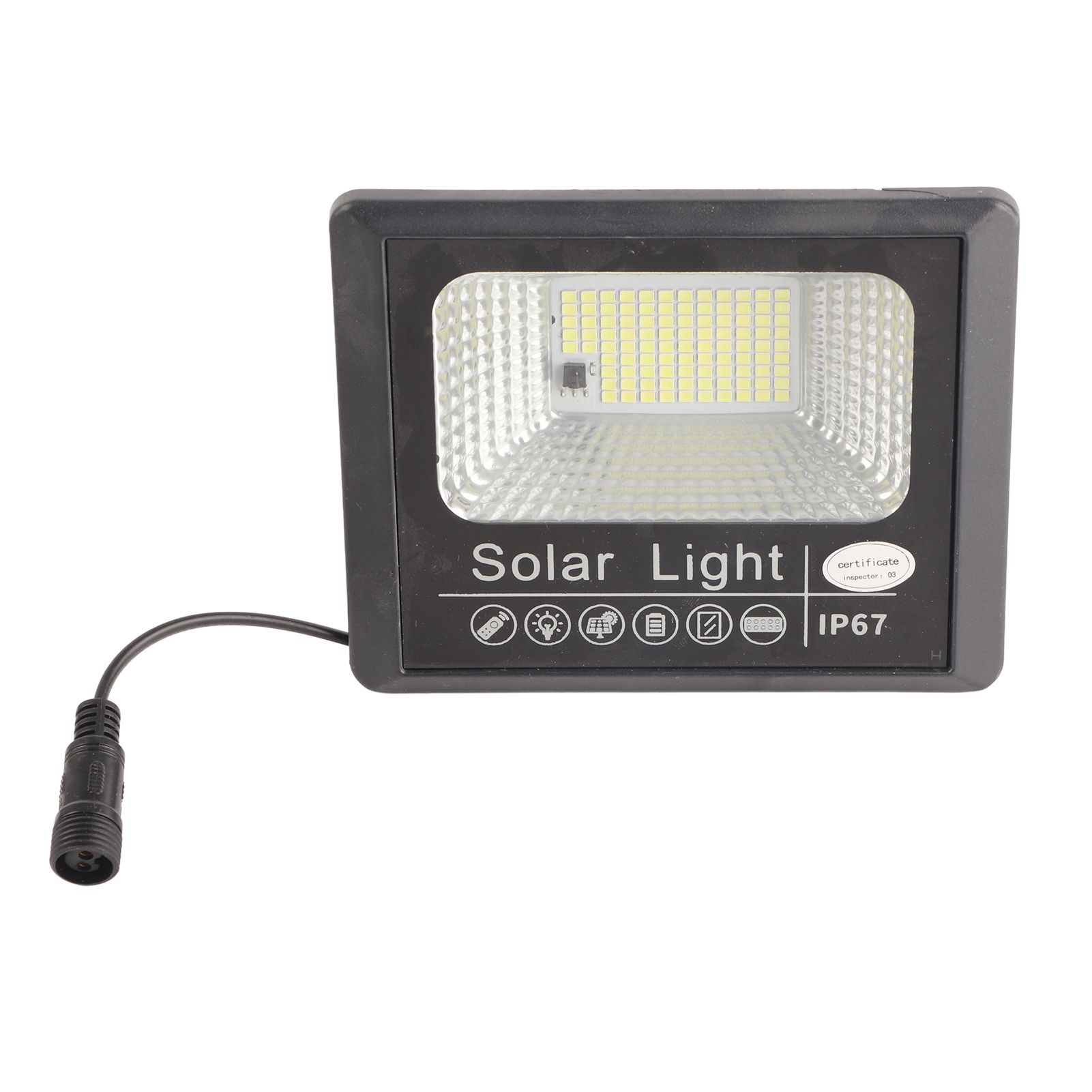 30W 100LED Solar Street Lamp Remote Control Light Control Timing Floodlight view 8