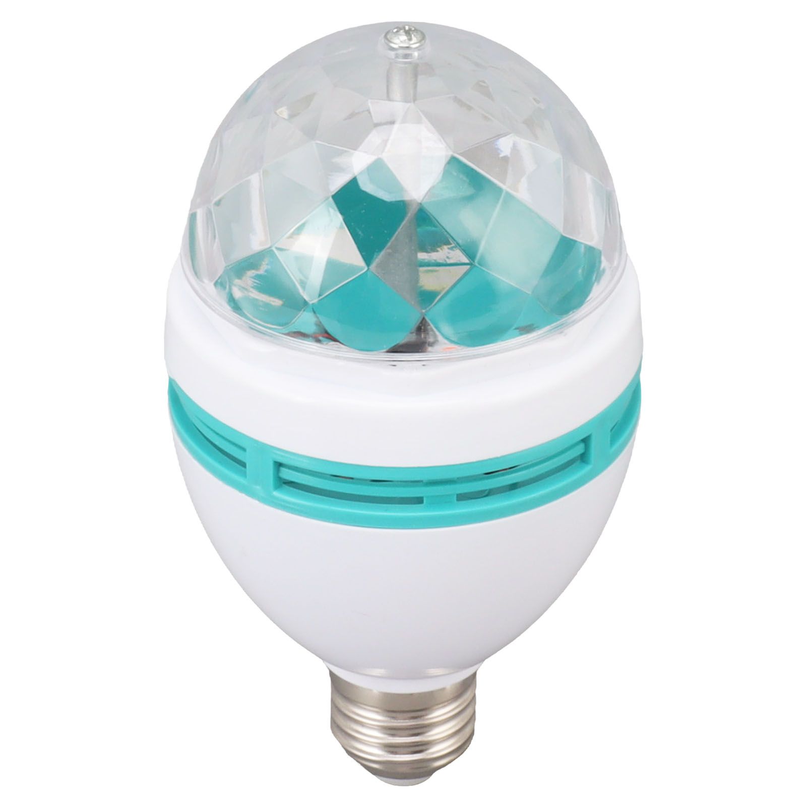 Dancing Light Bulb E26 Base RGB Auto Changing Safe Stable ABS PC Rotating view 3