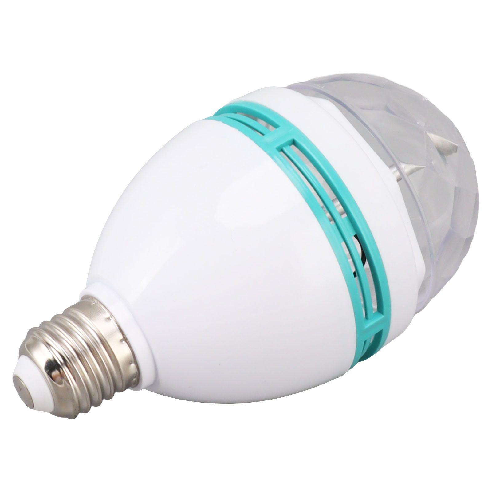 Dancing Light Bulb E26 Base RGB Auto Changing Safe Stable ABS PC Rotating view 4