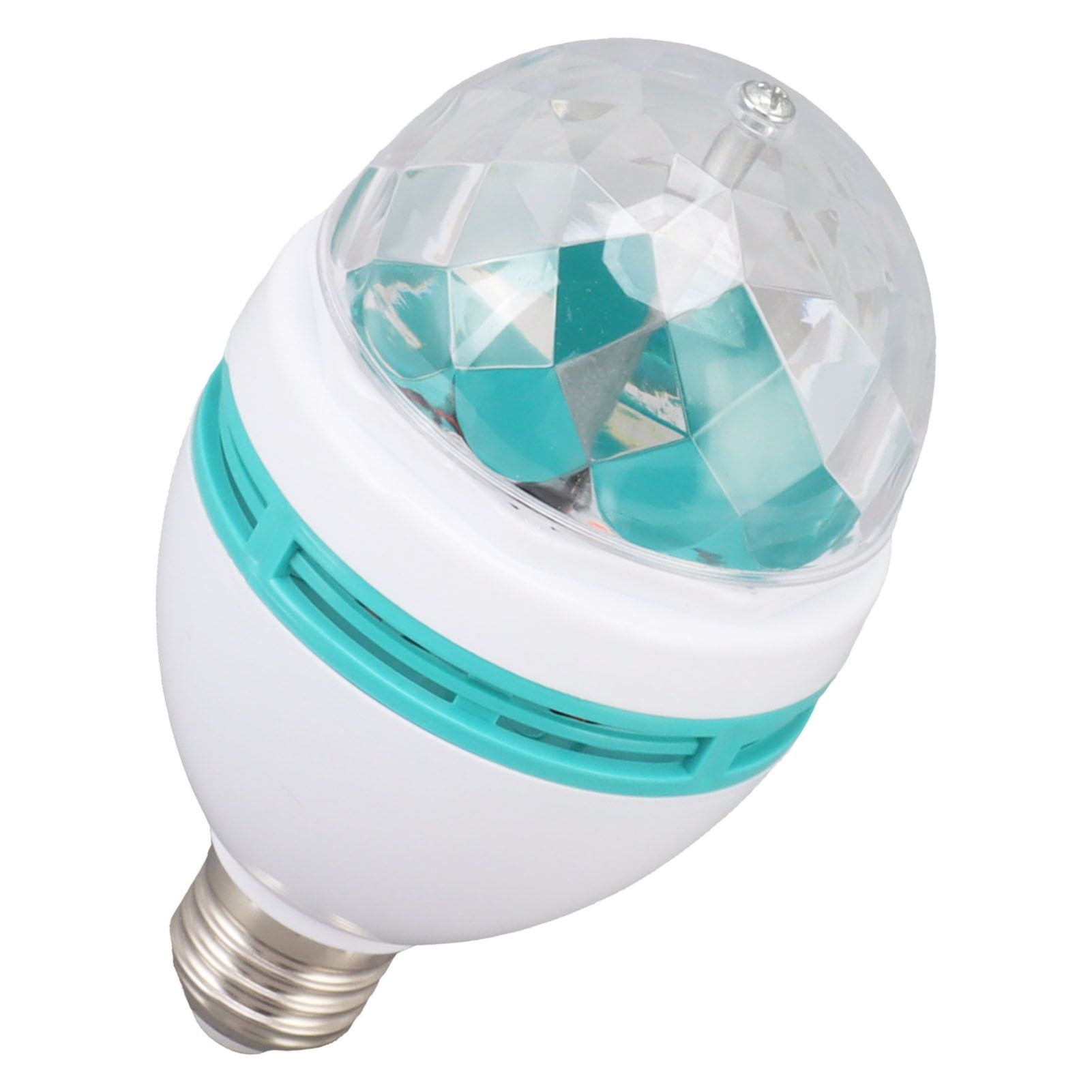 Dancing Light Bulb E26 Base RGB Auto Changing Safe Stable ABS PC Rotating view 6