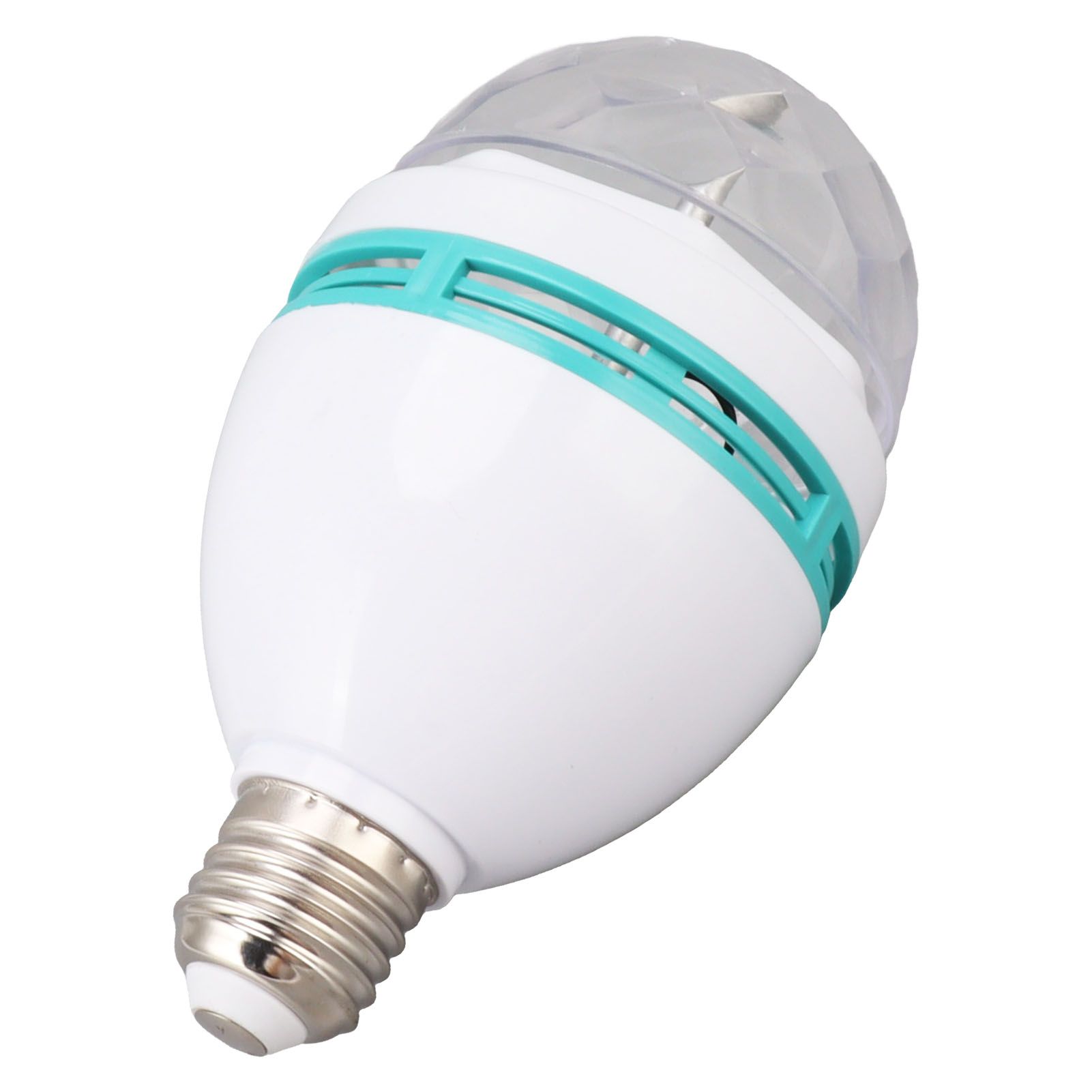 Dancing Light Bulb E26 Base RGB Auto Changing Safe Stable ABS PC Rotating view 8