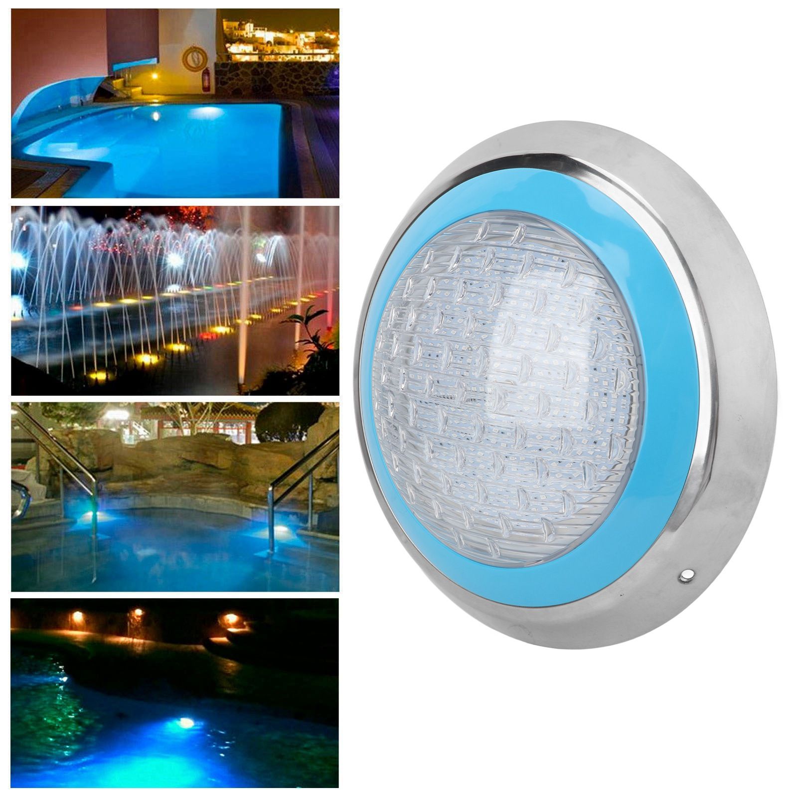LED Underwater Swimming Pool Light 45W RGB Color Stainless Steel Pool Lamp view 12
