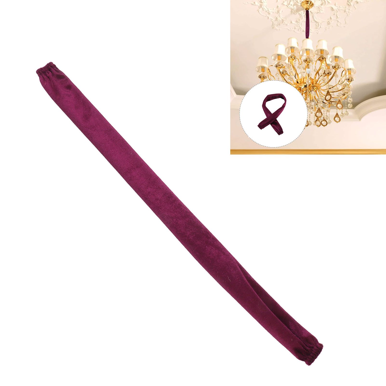 Chain Cover Dustproof Wire Flannelette Cloth 60cm Length 5cm Width with Zipper view 12