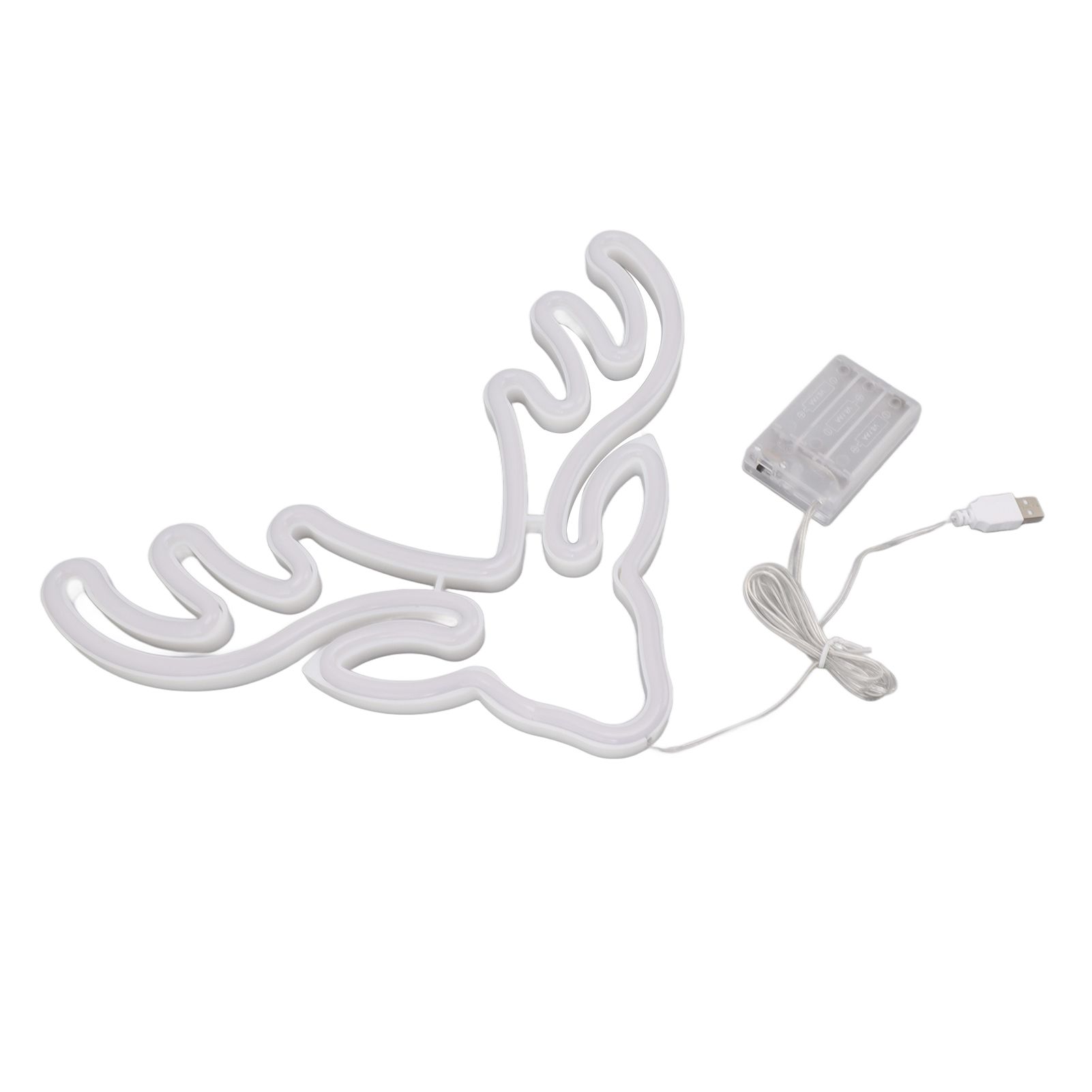 Neon Light LED Sign USB Battery Powered Christmas Holiday Bedroom Wall Decor view 6