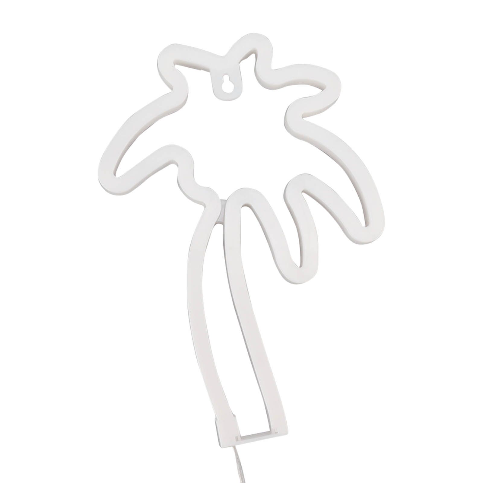 LED Neon Lamp Coconut Tree Wall Decorative Lamp USB Powered Night Light for view 8