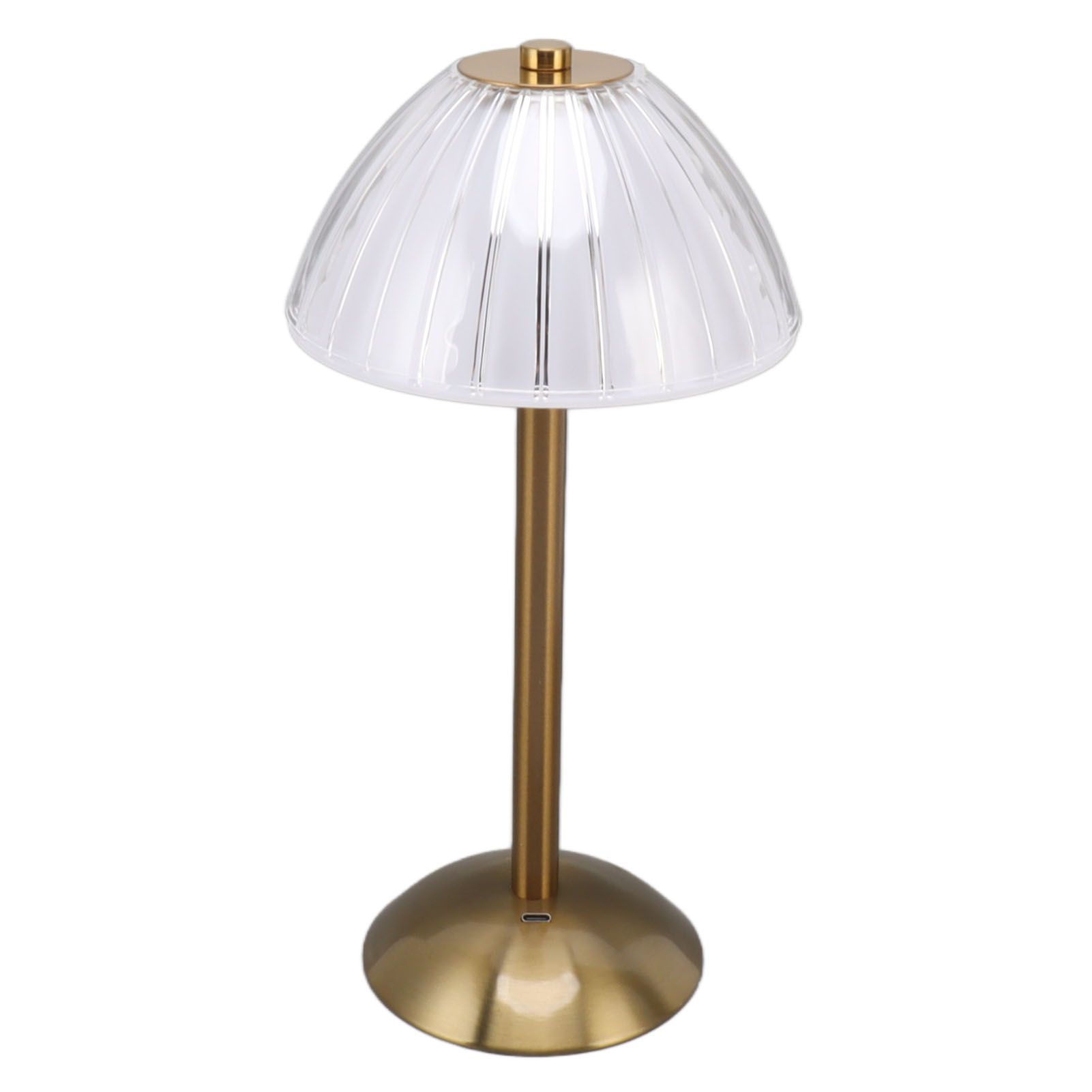 Industrial LED Table Lamp USB Rechargeable Rustic Desk Lamp Stepless Dimmmable view 2