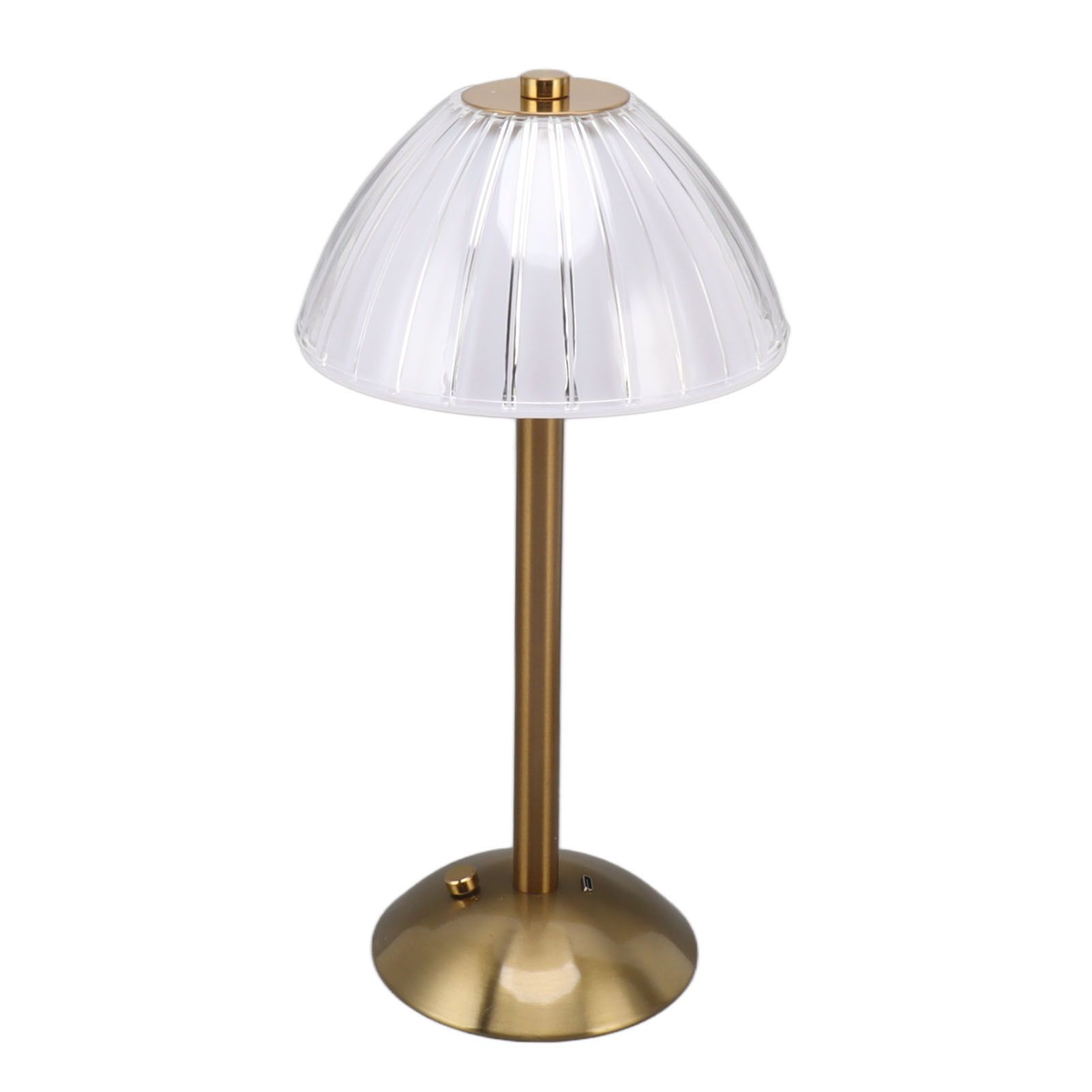 Industrial LED Table Lamp USB Rechargeable Rustic Desk Lamp Stepless Dimmmable view 3
