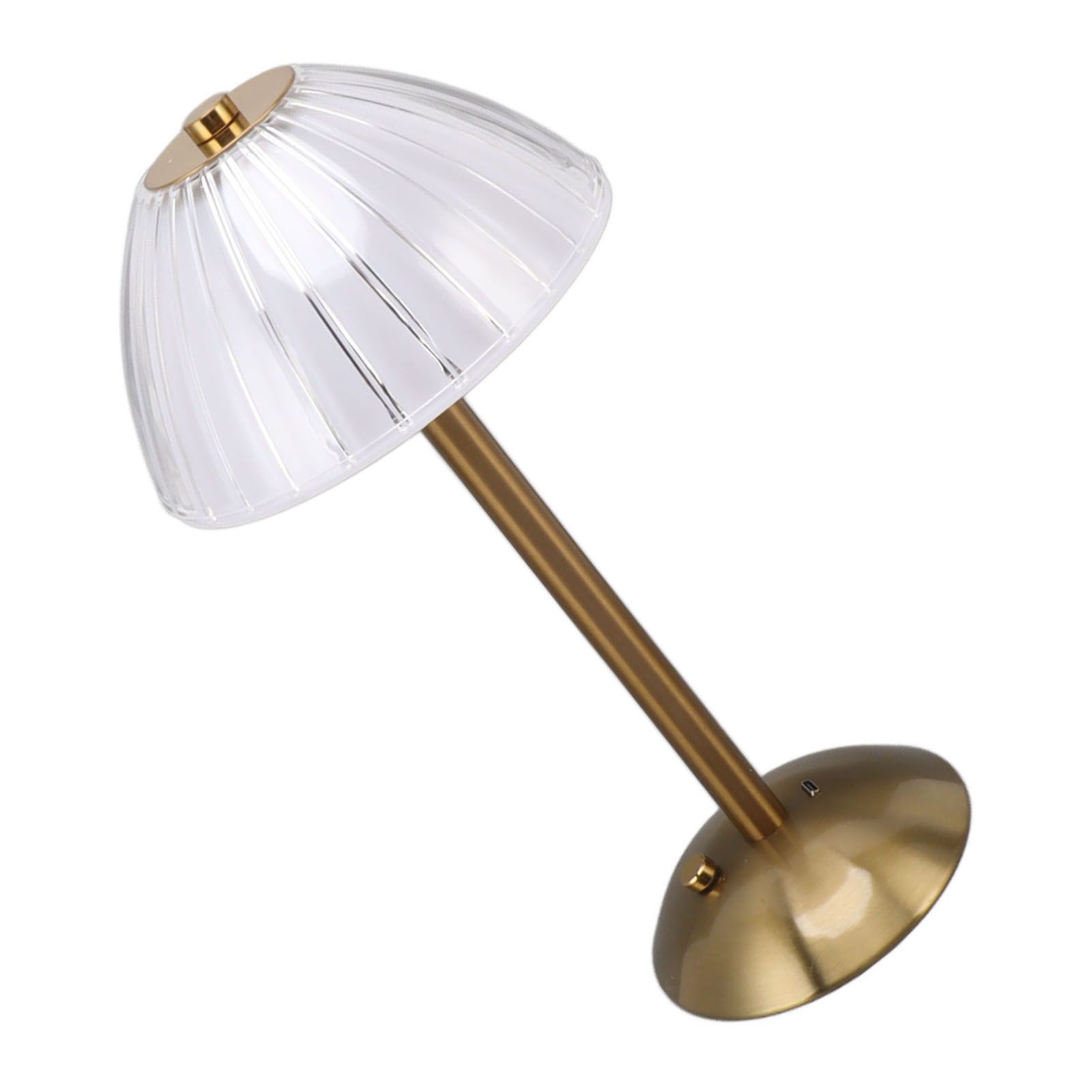 Industrial LED Table Lamp USB Rechargeable Rustic Desk Lamp Stepless Dimmmable view 8