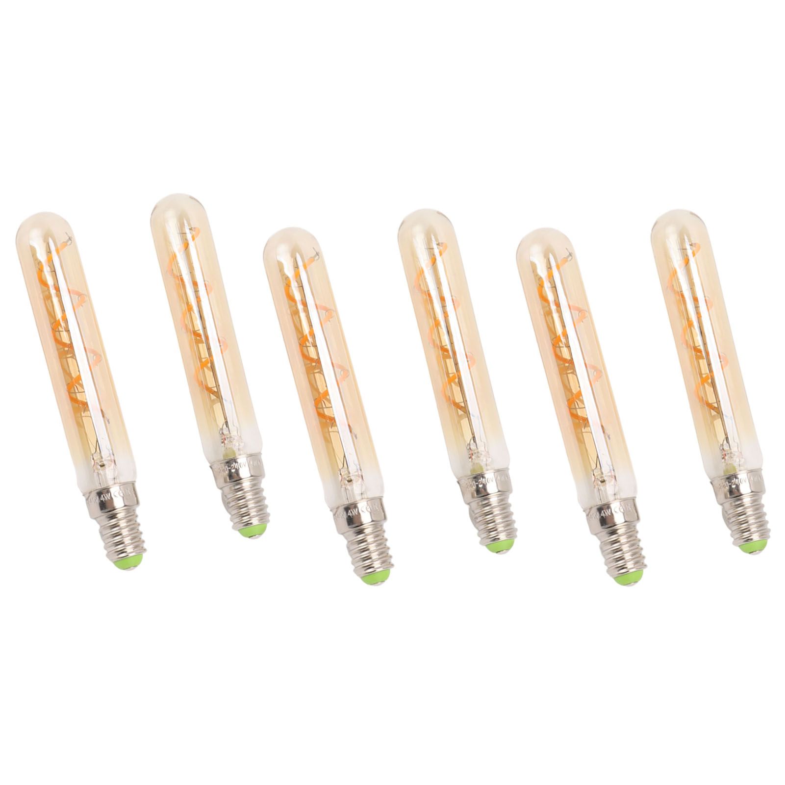 2 PCS E14 LED Light Bulb 3w Golden Tubular Bulb for Pendant Wall Scones Tube view 5