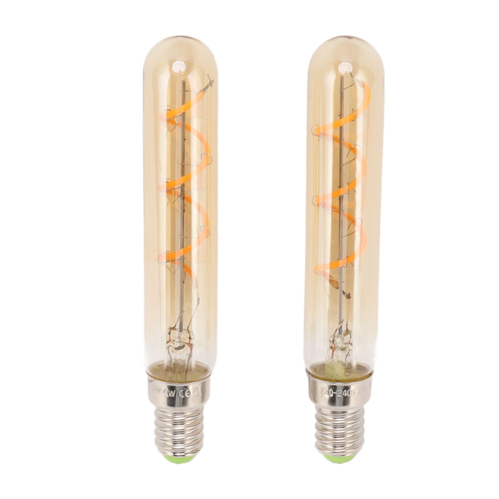 2 PCS E14 LED Light Bulb 3w Golden Tubular Bulb for Pendant Wall Scones Tube view 9